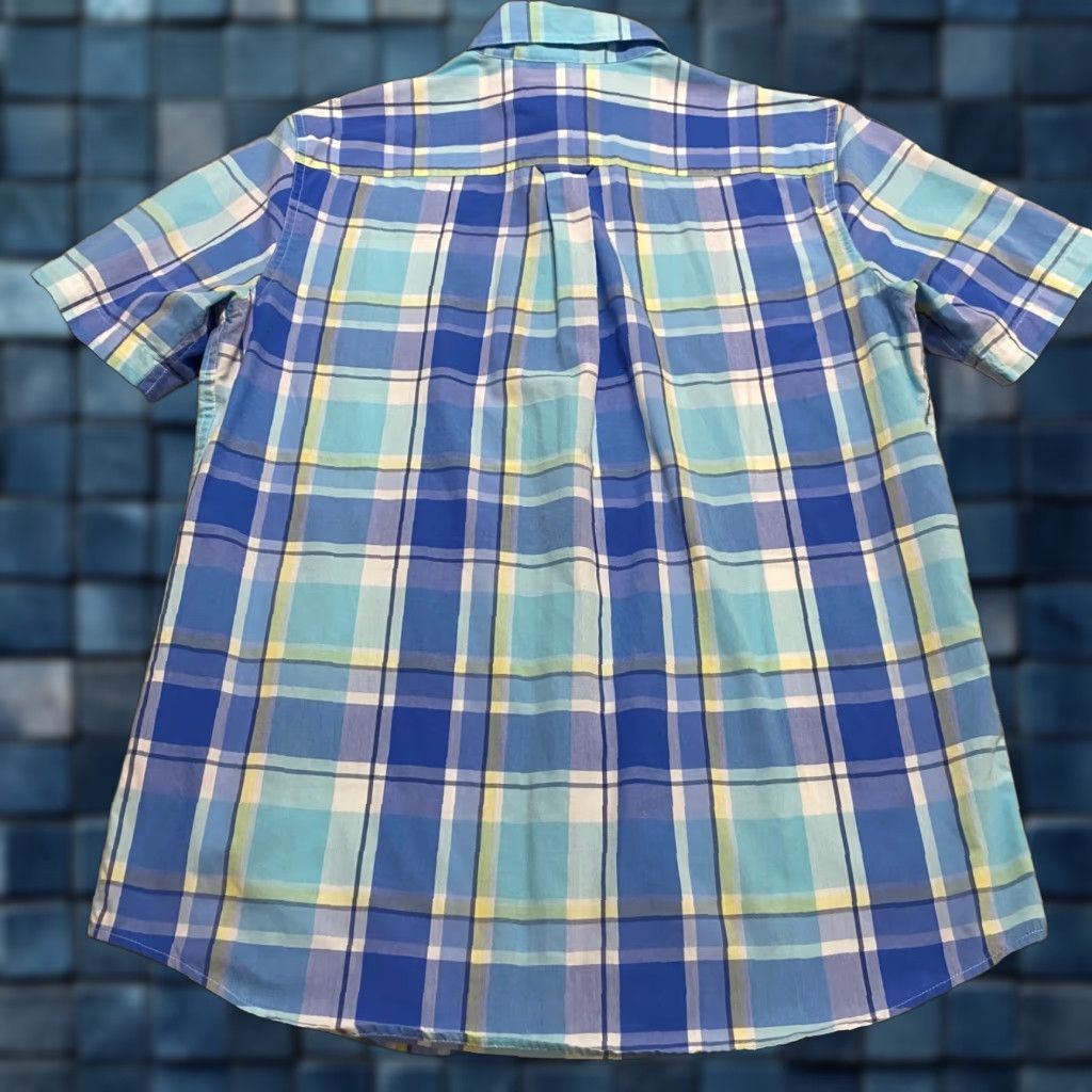 Chaps Chaps Shirt Mens M Multicolor Plaid Short Sleeve Button-Down Nike Size US M / EU 48-50 / 2 - 1 Thumbnail