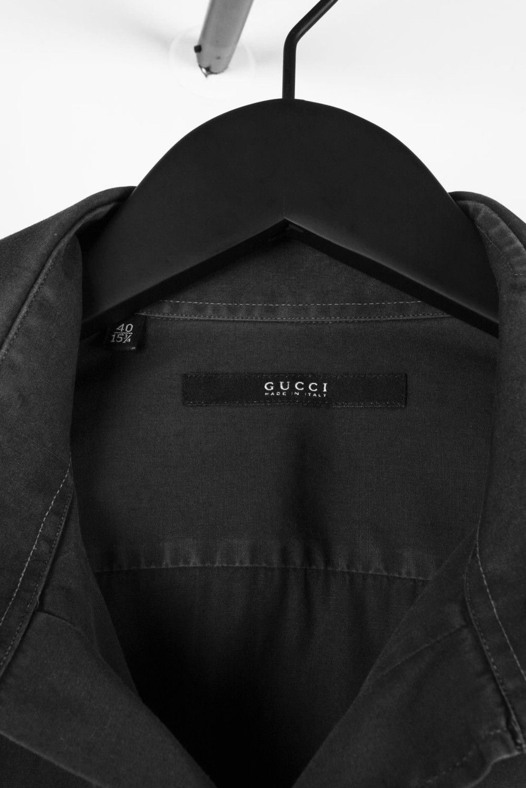 Gucci Gucci by Tom Ford SS2002 Diagonal Pocket Military Shirt Size US L / EU 52-54 / 3 - 4 Thumbnail