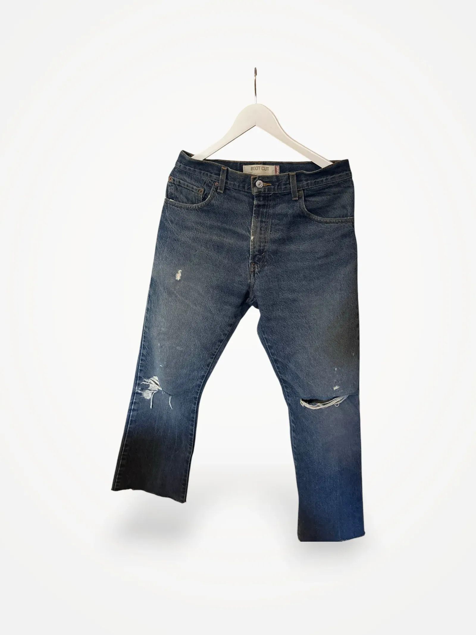 Levi's Levis Boot Cut Jeans Size US 33 - 1 Thumbnail