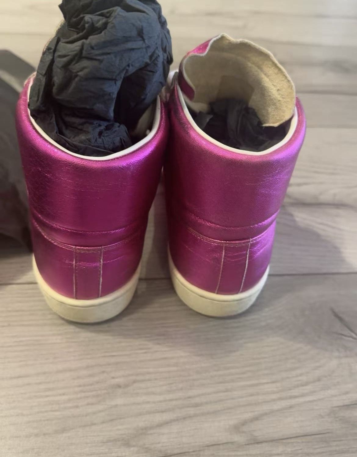 Saint Laurent Paris Saint Laurent paris SL-01 pink hi-top Size US 6.5 / IT 36.5 - 6 Thumbnail