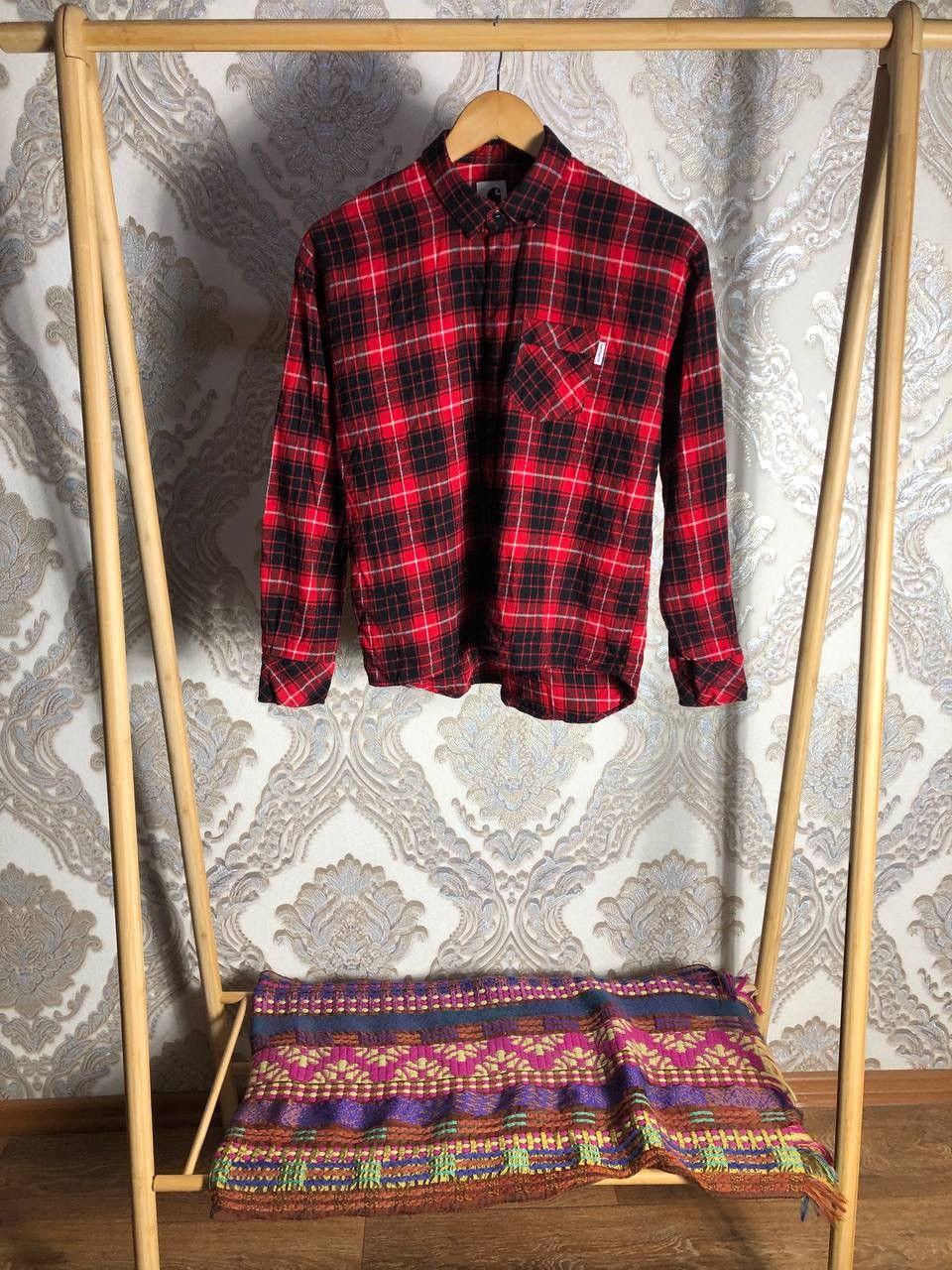 Carhartt Wip × Vintage VERY RARE CARHARTT WORK IN PROGRESS LONG SLEEVE JAPAN STYLE Size US XS / EU 42 / 0 - 1 Thumbnail