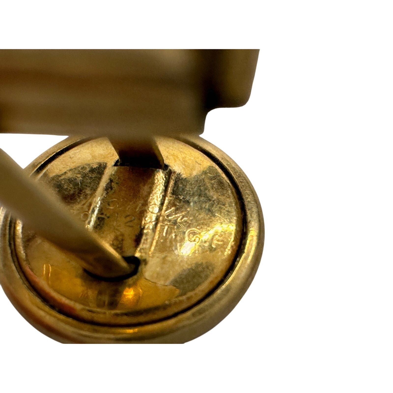 Other Nanasi 12kt Gold Filled Men's Cufflinks - Script EB Initials Size ONE SIZE - 6 Thumbnail