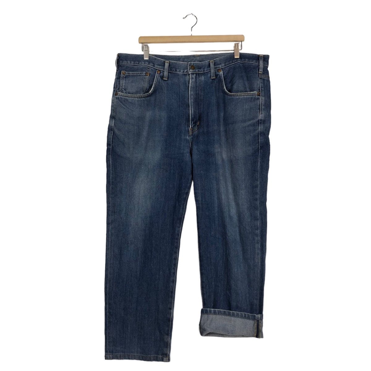 Edwin 🔥90’s VINTAGE EDWIN MADE IN JAPAN DISTRESSED DENIM DESIGN Size US 39 - 9 Thumbnail