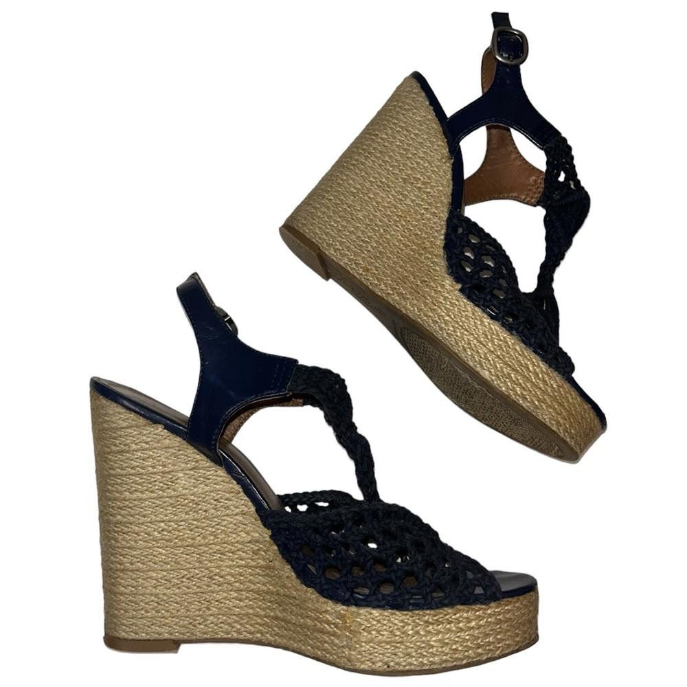 Lucky Brand Lucky Brand l Navy Rilo Macrame Wedge 8 Size US 8 / IT 38 - 6 Thumbnail