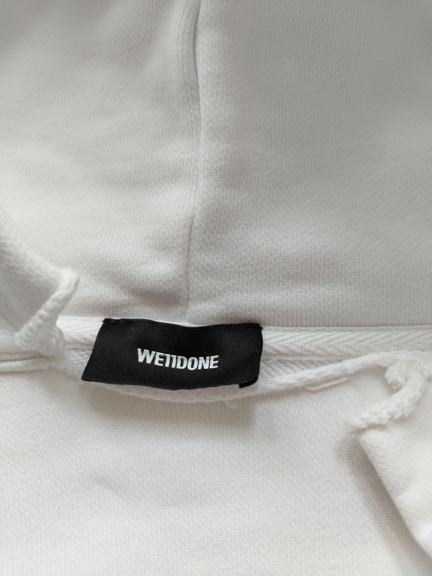 WE11DONE White Cotton Hoodie Size S / US 4 / IT 40 - 5 Thumbnail