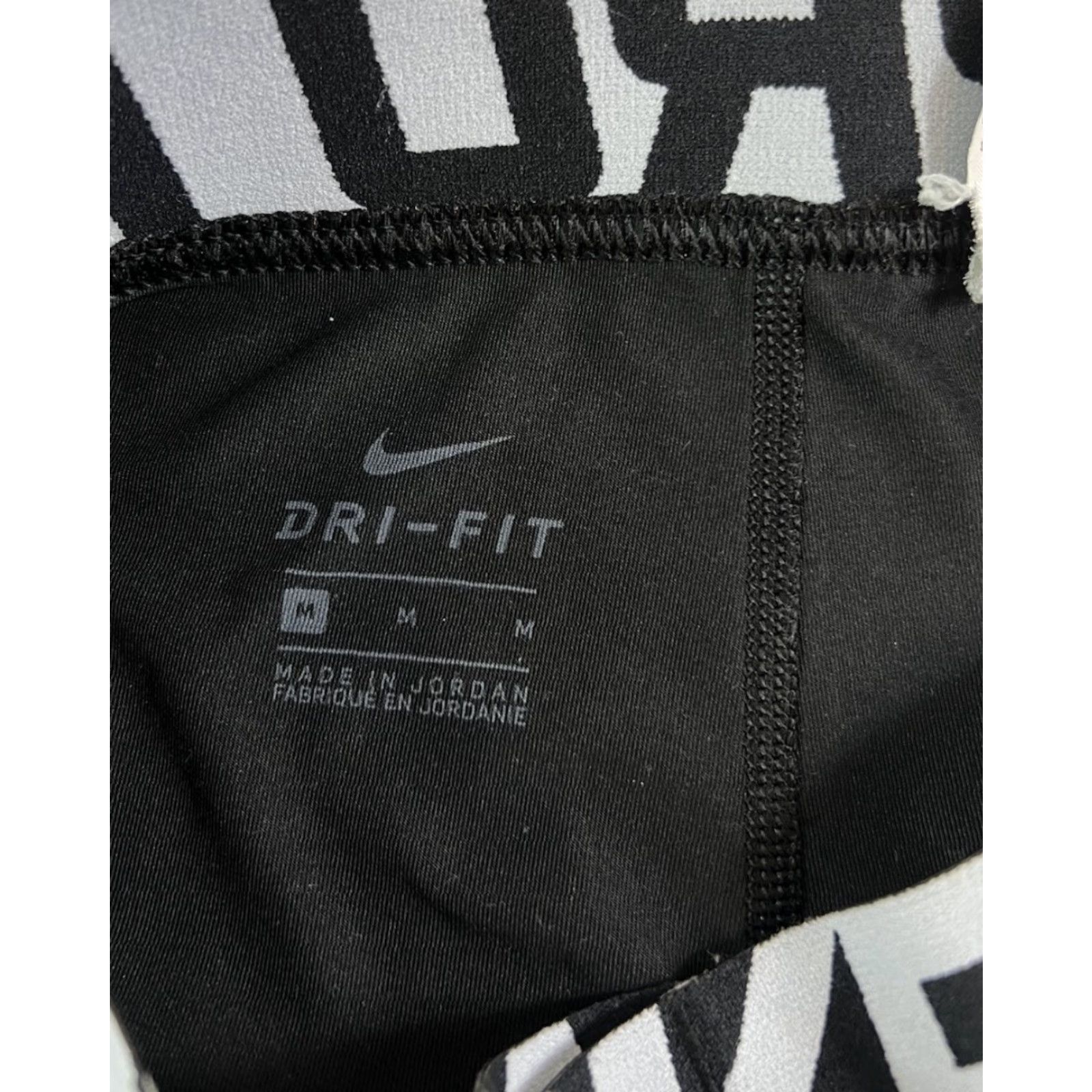 Nike Nike Pro Intertwist Crossover Dri Fit High Waist Tights AJ3927 Medium Black Womens Size ONE SIZE - 7 Thumbnail