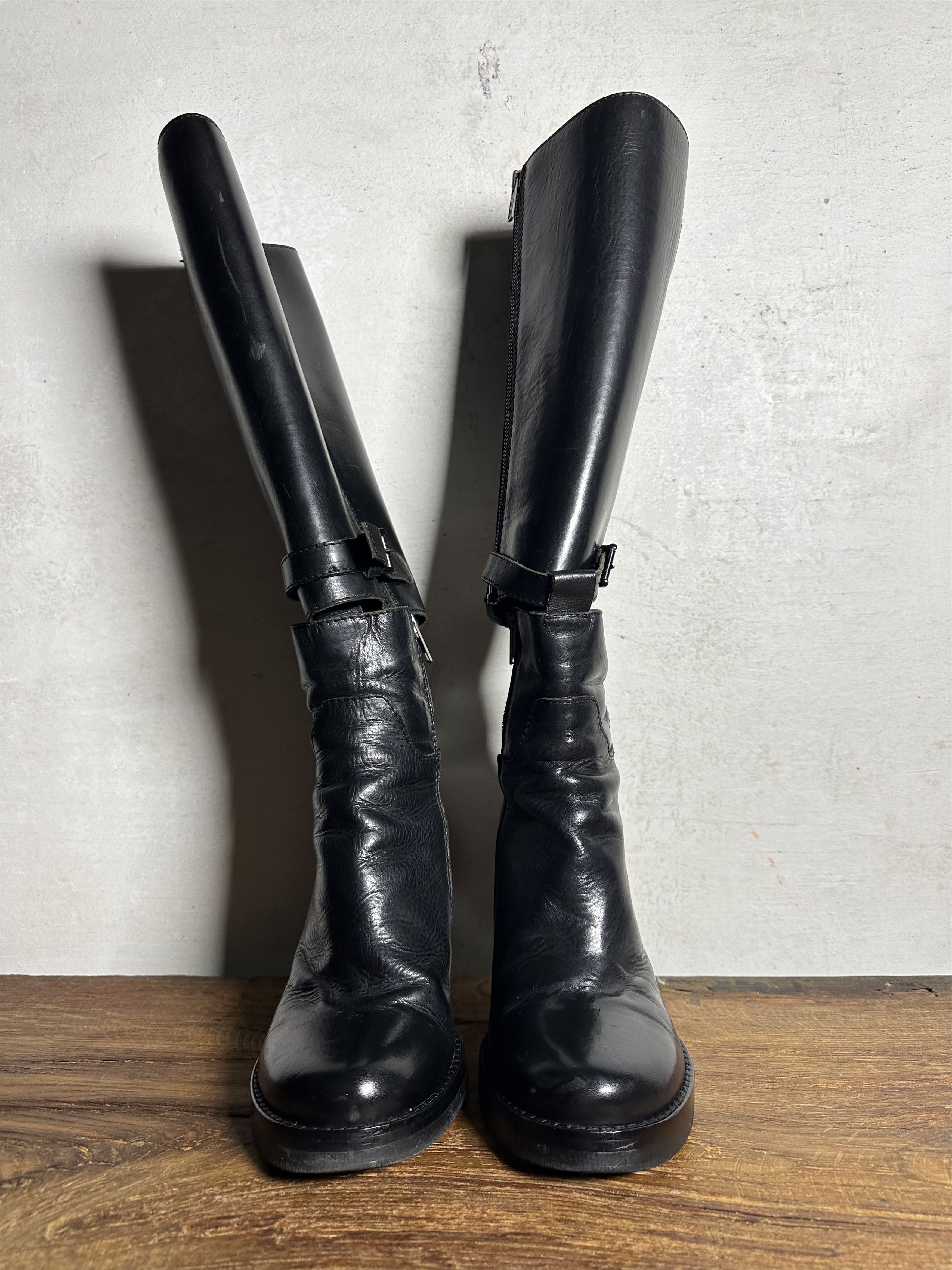 Ann Demeulemeester Ann Demeulemeester Two Piece Transformable Riding Boots Size US 8 / IT 38 - 4 Thumbnail