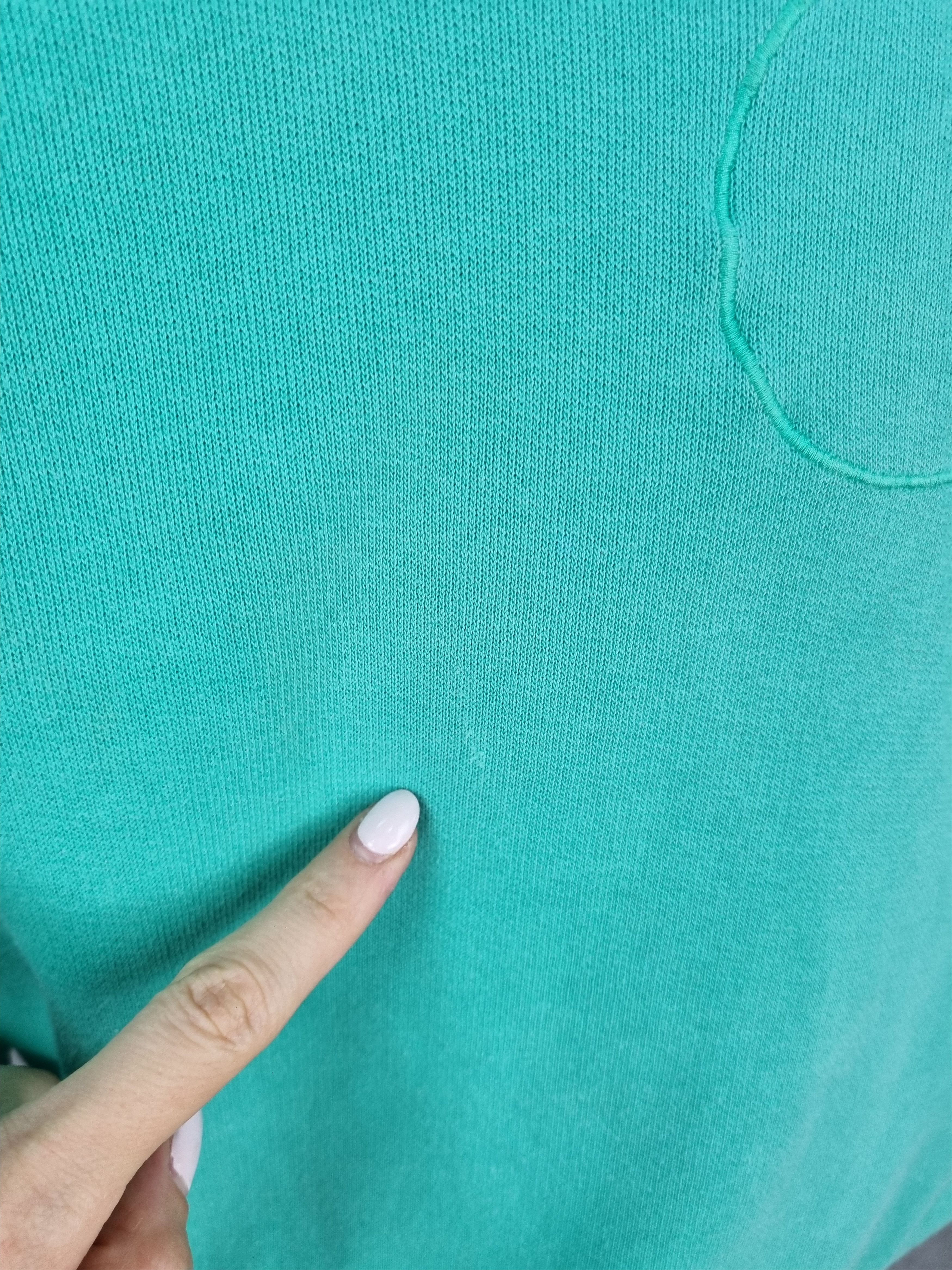 Valentino × Vintage 90s Valentino Big Logo Oversized Mint Sweatshirt Size US M / EU 48-50 / 2 - 16 Thumbnail