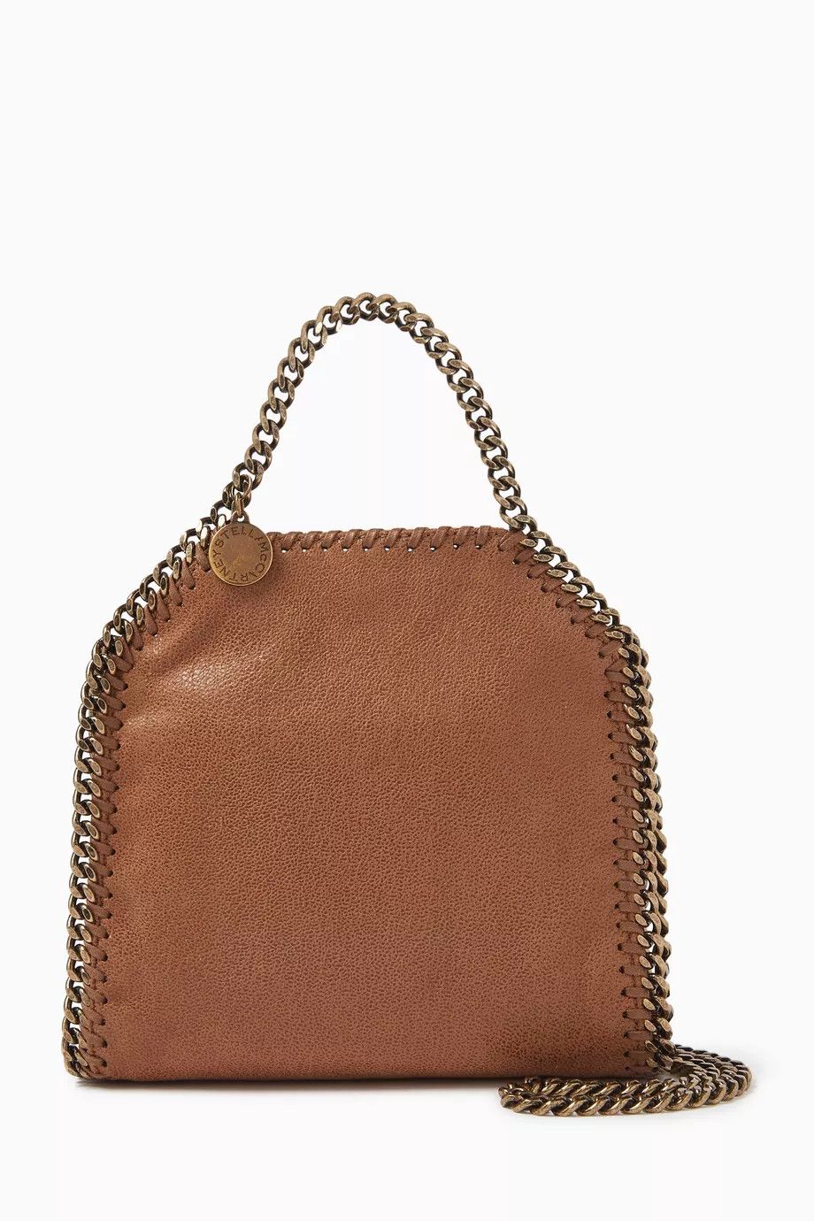 Stella McCartney o1s22i1n1024 Size: OS / Falabella Tiny Bag in Brown Size ONE SIZE - 1 Thumbnail