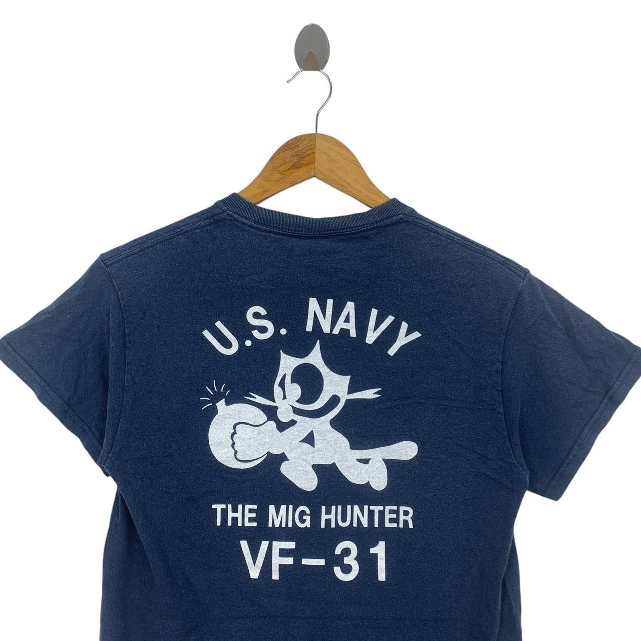 Vintage Vintage THE MAVERICKS USN US Navy Mig Hunter Tee Size US S / EU 44-46 / 1 - 5 Thumbnail