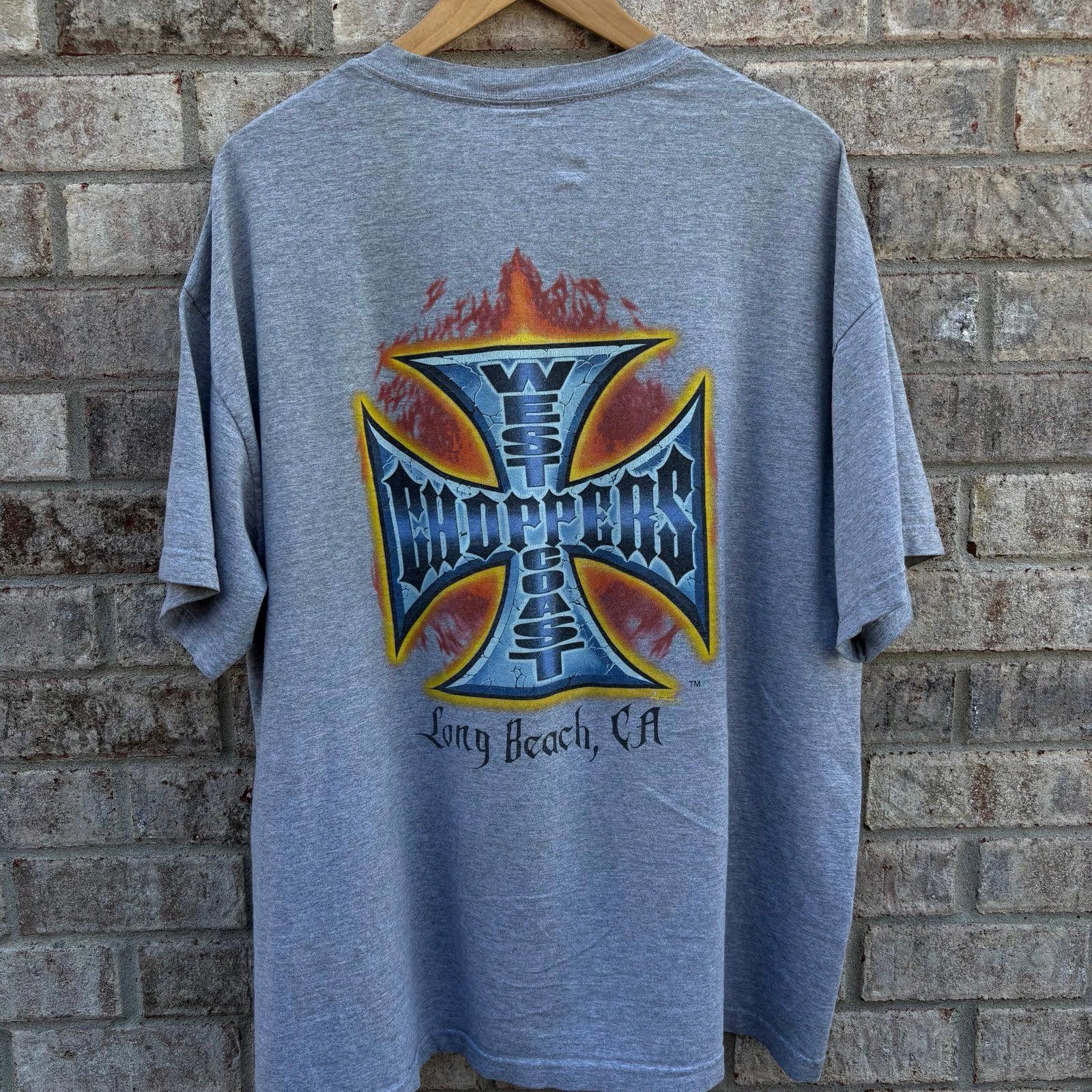 West Coast Choppers Vintage West Coast Choppers Tshirt Size US XL / EU 56 / 4 - 1 Thumbnail