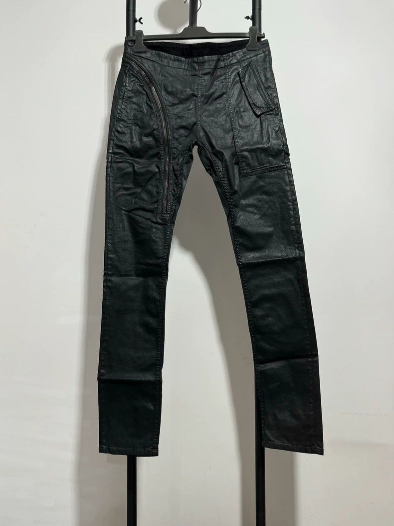 Rick Owens Rick Owens Rick Owens Black Leather Long Pants-2507 Size US 34 / EU 50 - 1 Thumbnail