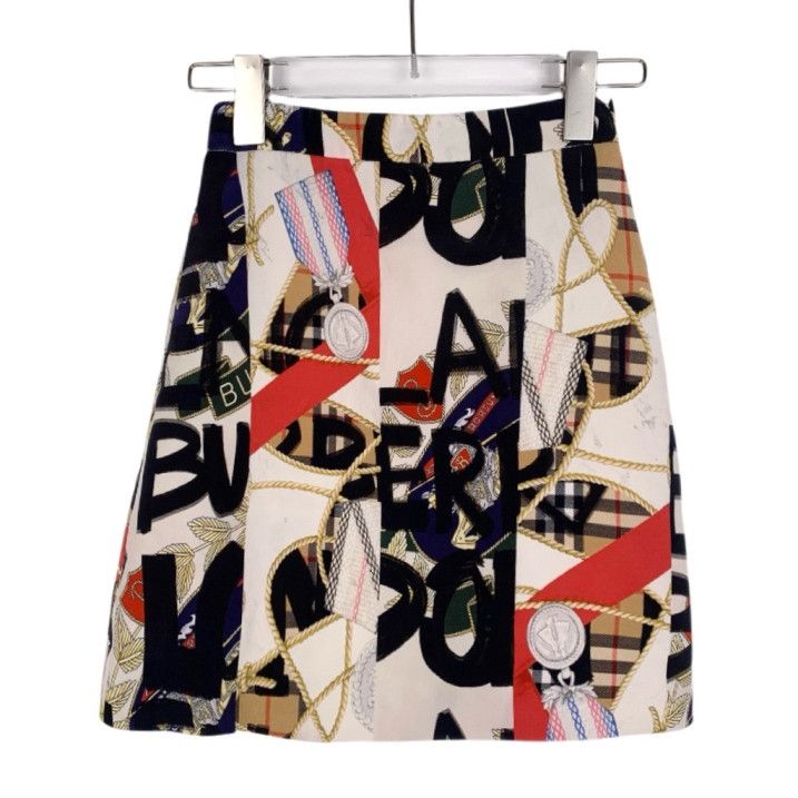 Burberry Burberry silk skirt, size 36 Size 26" / US 2 / IT 38 - 1 Thumbnail