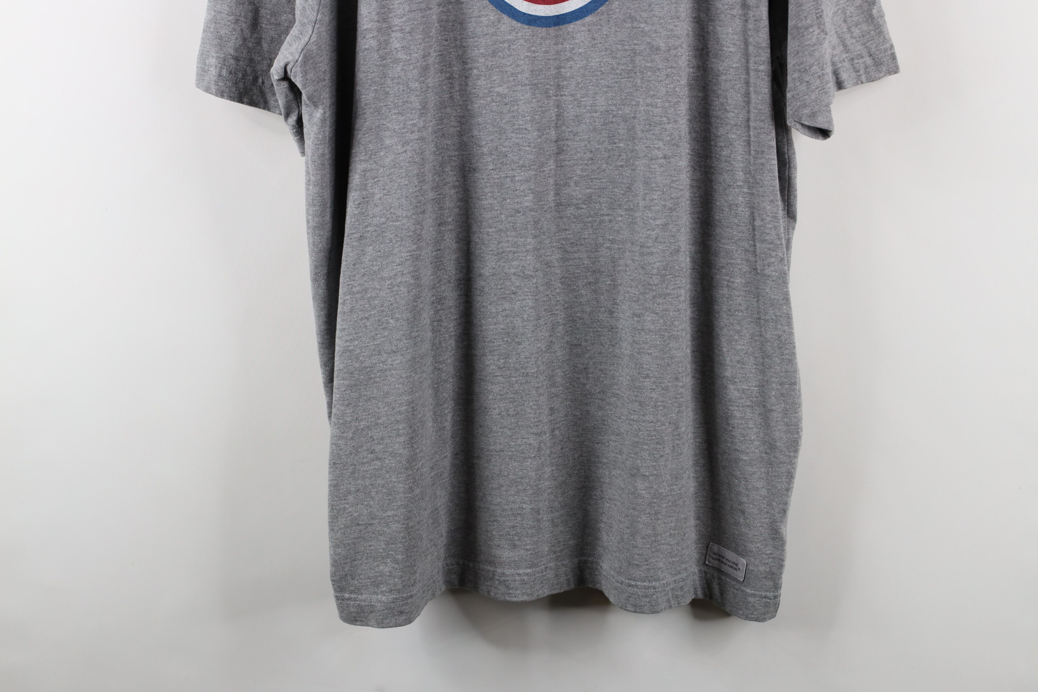 Life is Good × Vintage Life Is Good Bullseye Short Sleeve T-Shirt Heather Gray Size US XXL / EU 58 / 5 - 3 Thumbnail