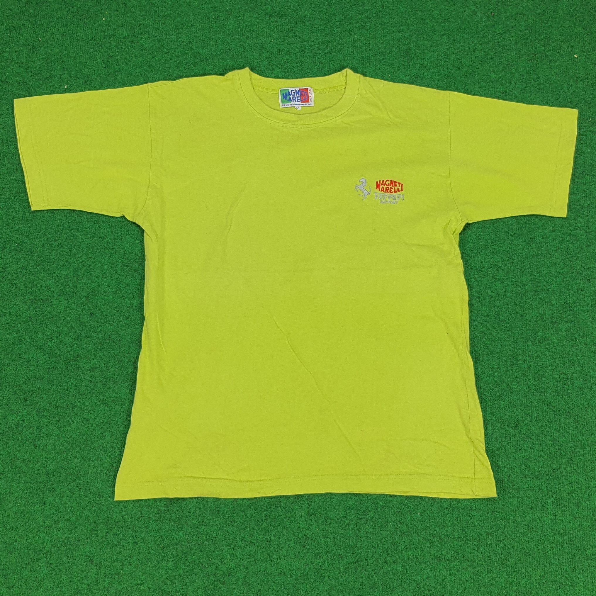 Ferrari × Vintage Vintage Ferrari Support Magneti Marelli Tshirt Size US L / EU 52-54 / 3 - 1 Thumbnail