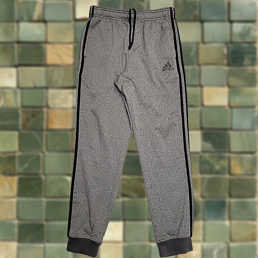 Adidas Adidas Sweat Pants Men M Gray Athleisure Athletic Casual Performance Jogger Size US 31 - 1 Thumbnail