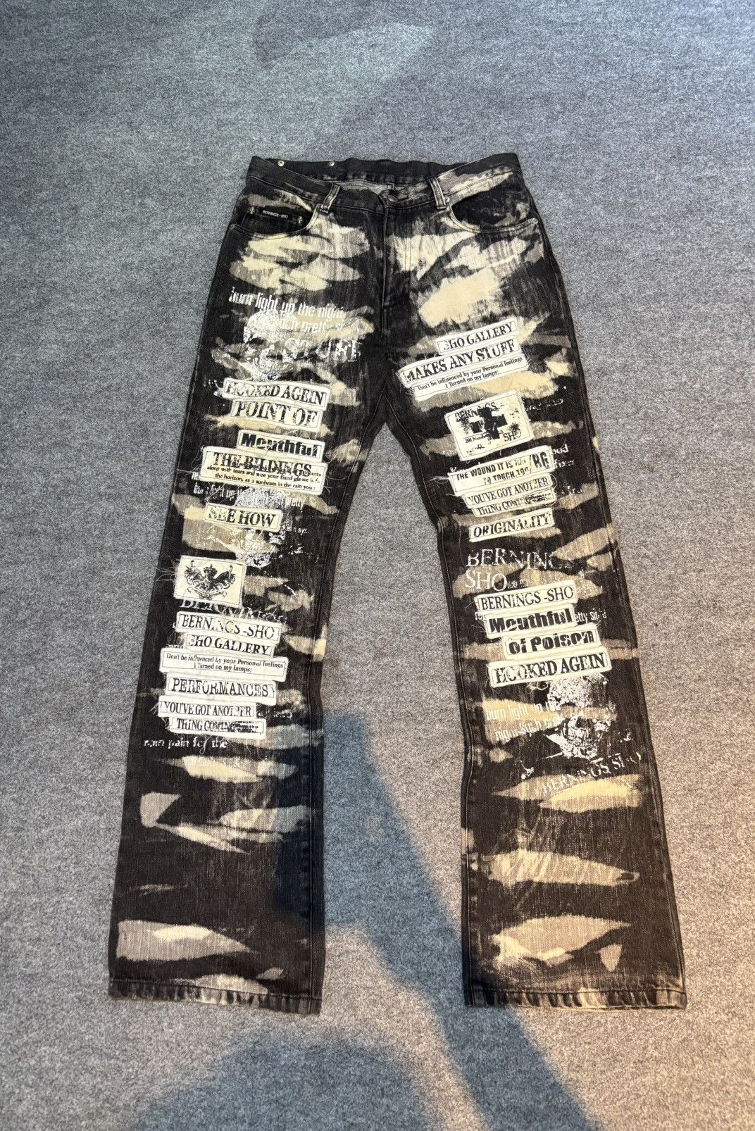 BERNINGS SHO Denim berning sho punk if six was nine y2k Size US 34 / EU 50 - 1 Thumbnail