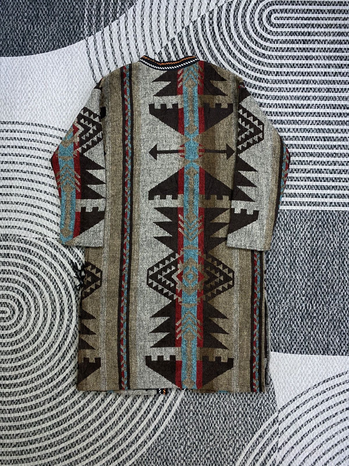 Native Vintage Yaxin Rare Navajo Native Long Jacket Size US M / EU 48-50 / 2 - 2 Thumbnail