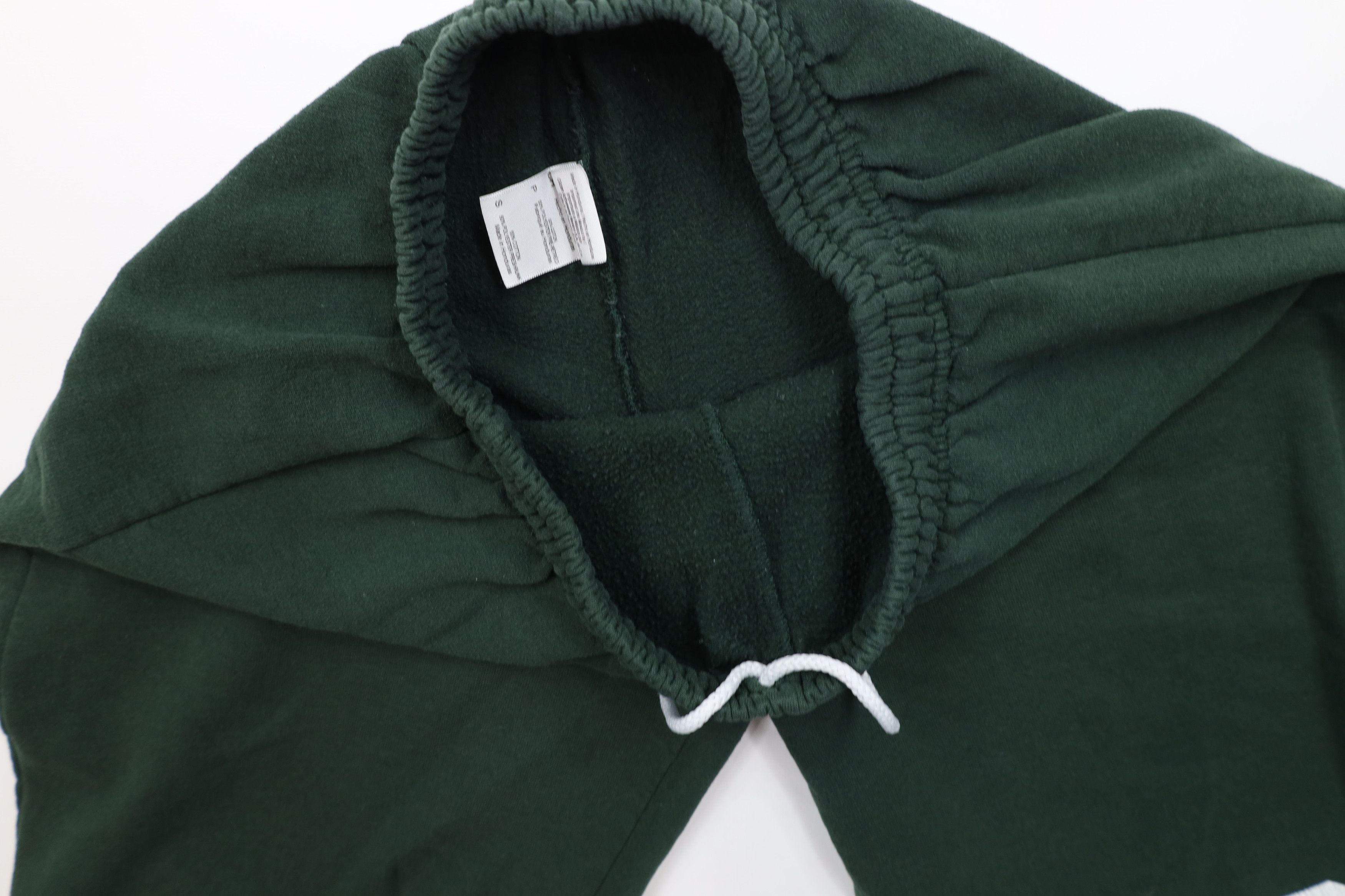 Vintage Vintage 90s State University Wide Leg Sweatpants Green Size US 32 / EU 48 - 9 Thumbnail