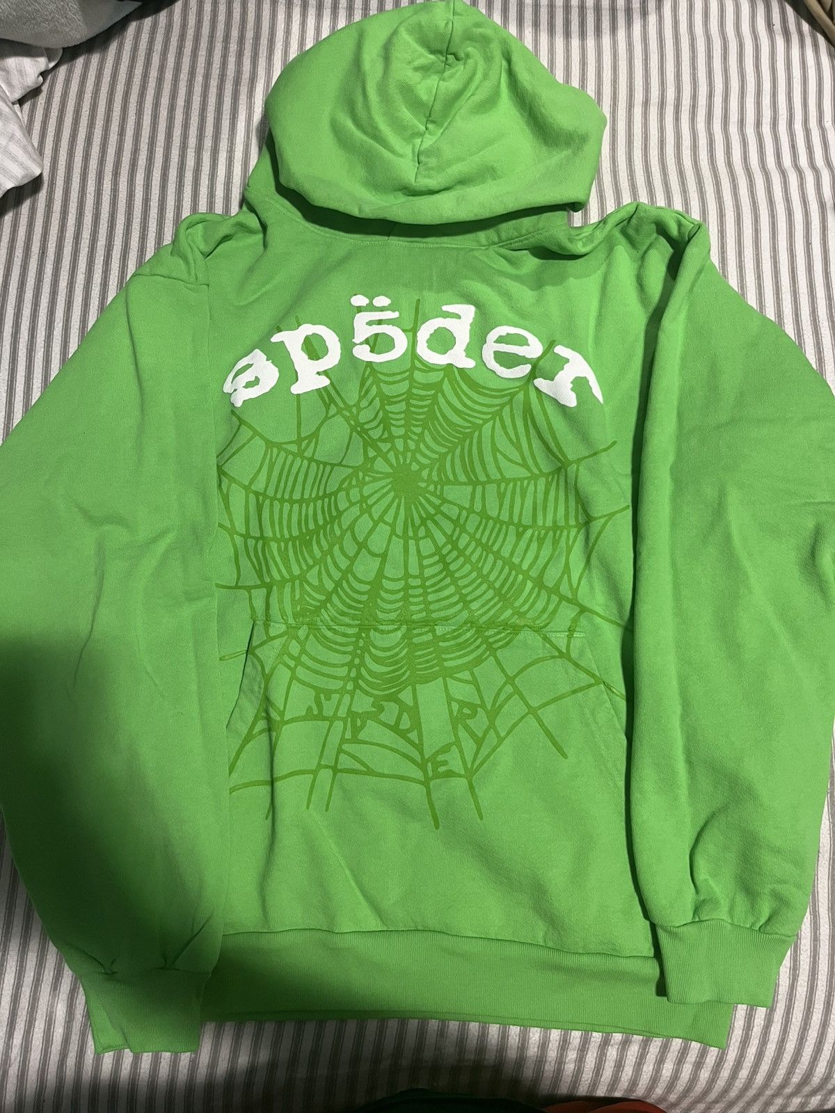 Spider Sp5der Beluga Hoodie Heather Grey Large | Grailed