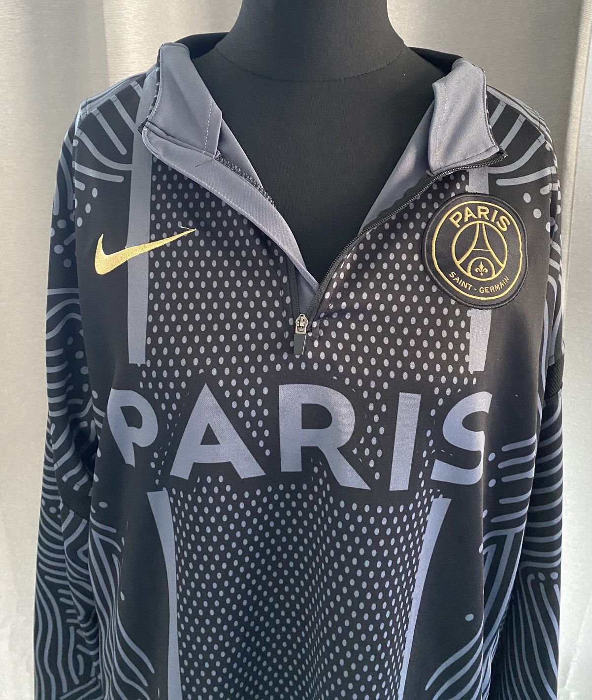 Nike Paris Saint German - Track Top - Grey - Medium Size US M / EU 48-50 / 2 - 2 Thumbnail