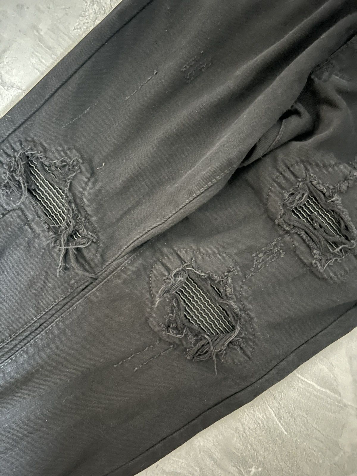 Vintage Rare Vintage Slim Denim Jeans — Glam Streetwear Style Swag Size US 33 - 4 Thumbnail