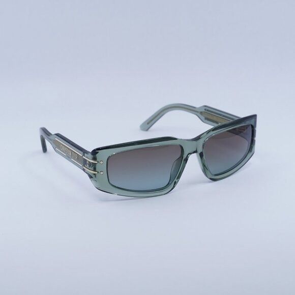 Dior 🕶️ New Dior DIORSIGNATURE S9U 55F2 Sunglasses - Shiny Green Size ONE SIZE - 5 Thumbnail