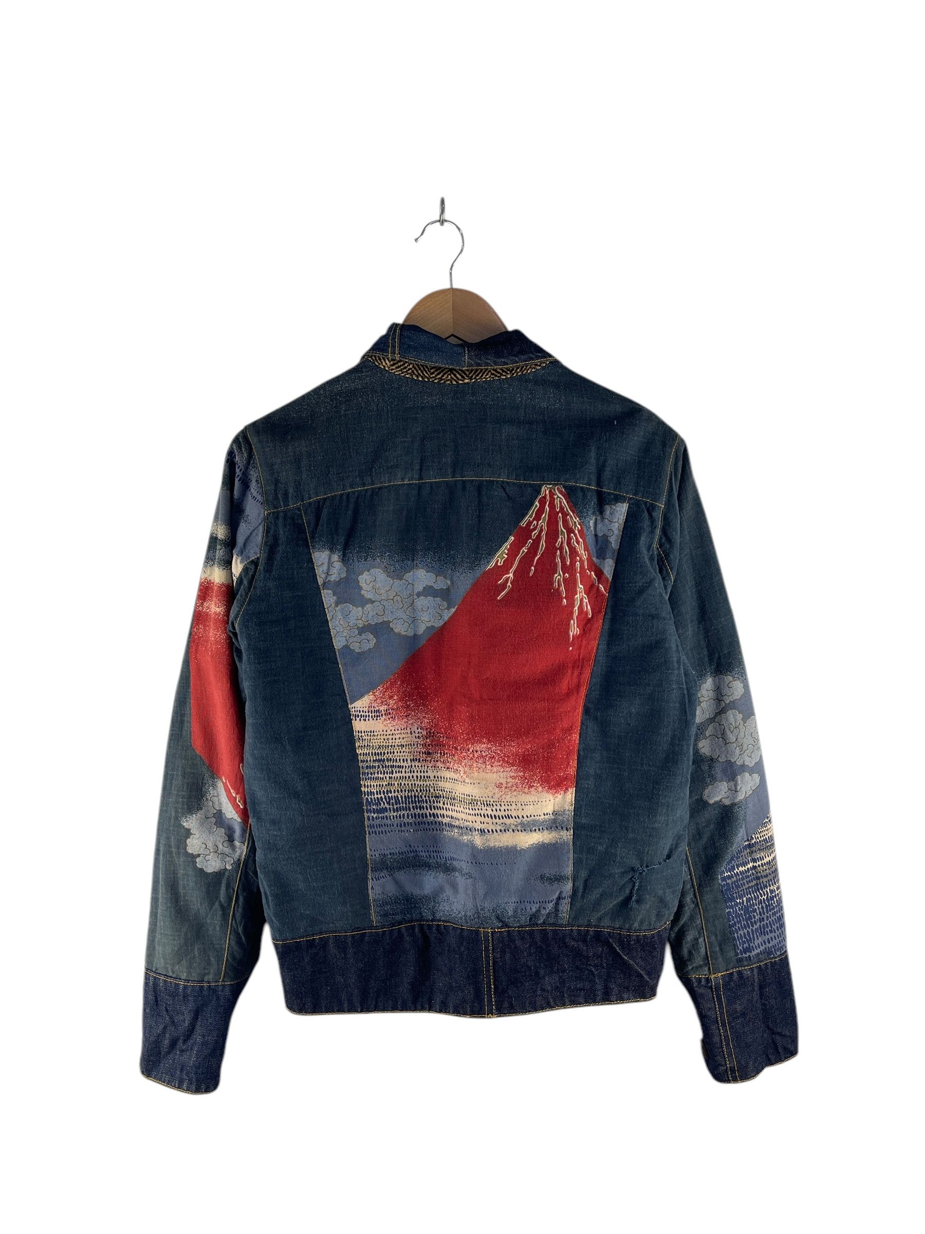 Japanese Brand Japanese Denim Patchwork Reversible Denim Jacket Size US S / EU 44-46 / 1 - 8 Thumbnail