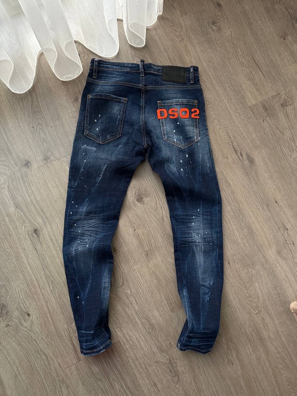 Dsquared2 × Vintage Vintage Disquared2 Denim Big Logo Pants Size US 32 / EU 48 - 2 Thumbnail