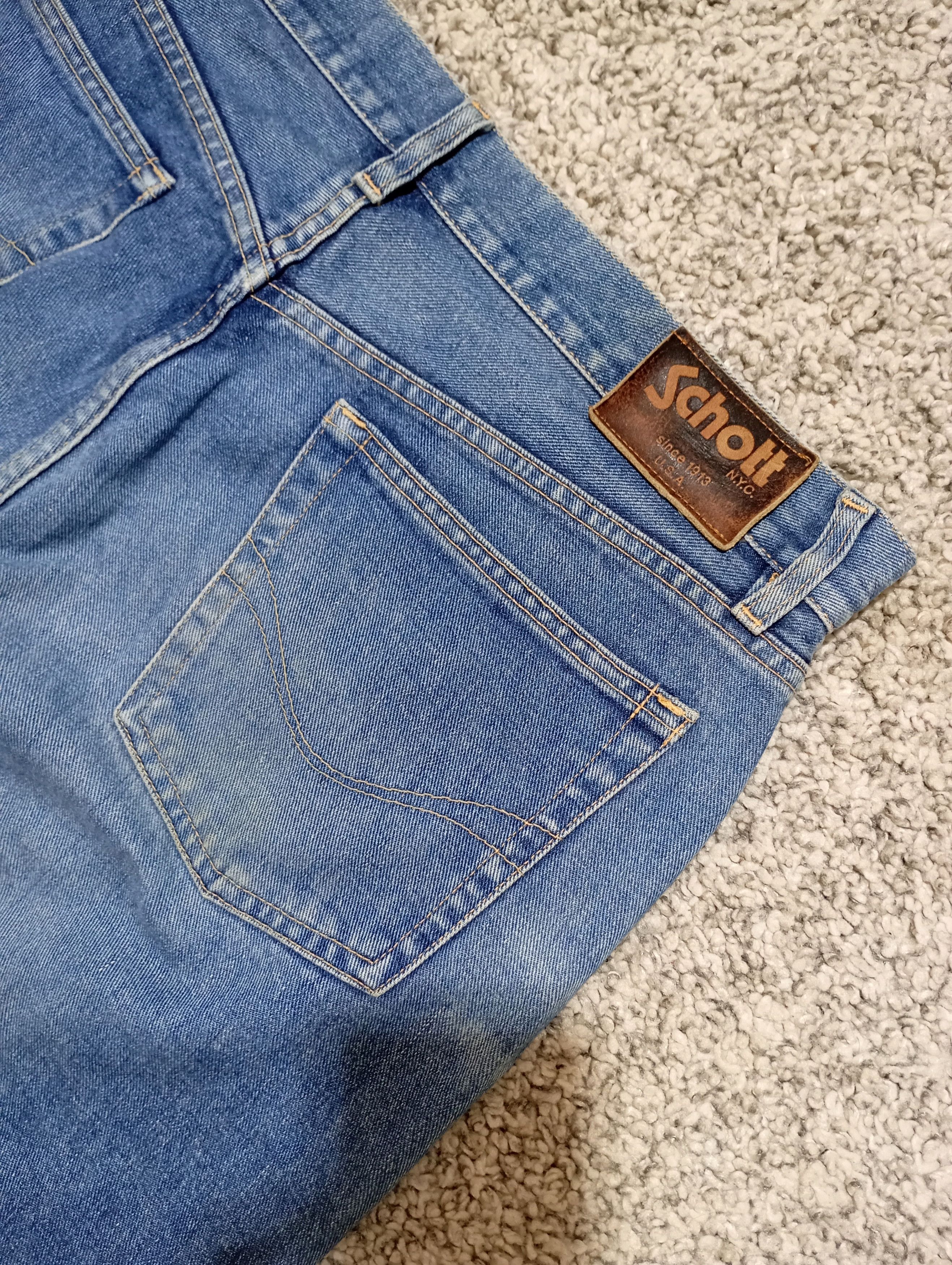 Schott Schott N.Y.C Mens Vintage Denim Pants Size US 35 - 4 Thumbnail