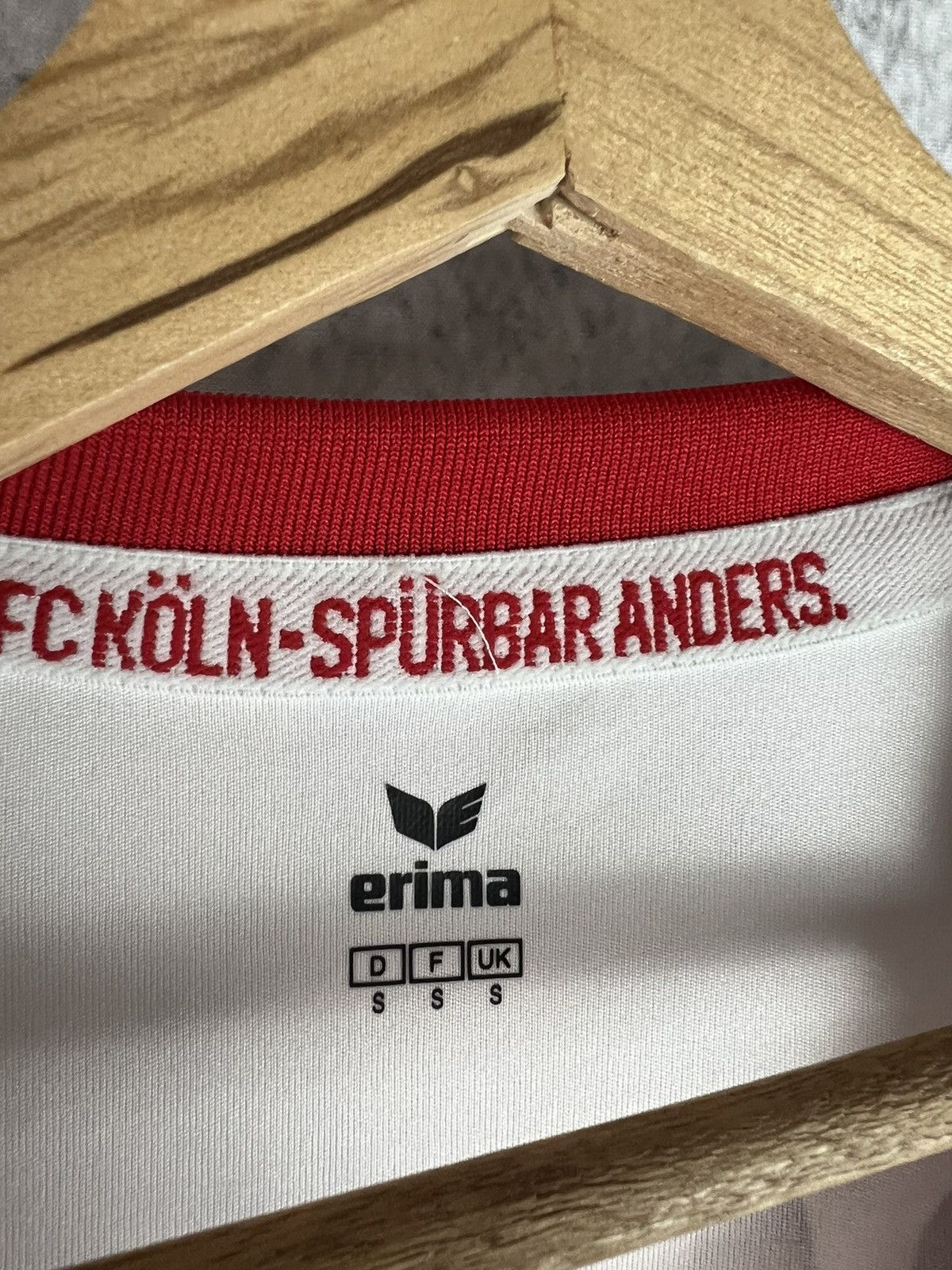 Puma × Vintage FC Koln Erima Home Shirt Jersey Germany Size US S / EU 44-46 / 1 - 3 Thumbnail