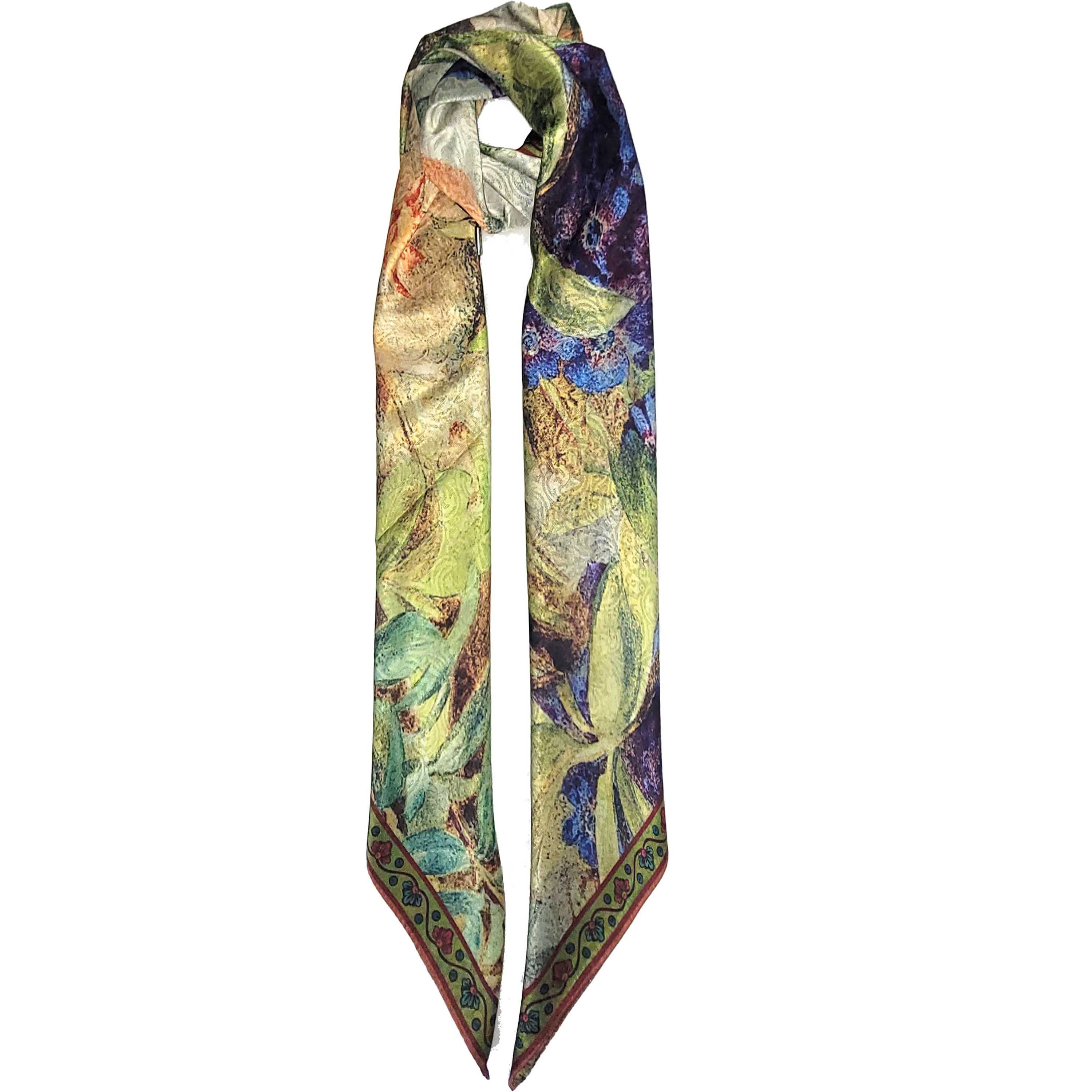 Other NWT Double Sided Silk Scarf 52"x52" Large Square Wrap 3206 Size ONE SIZE - 8 Thumbnail