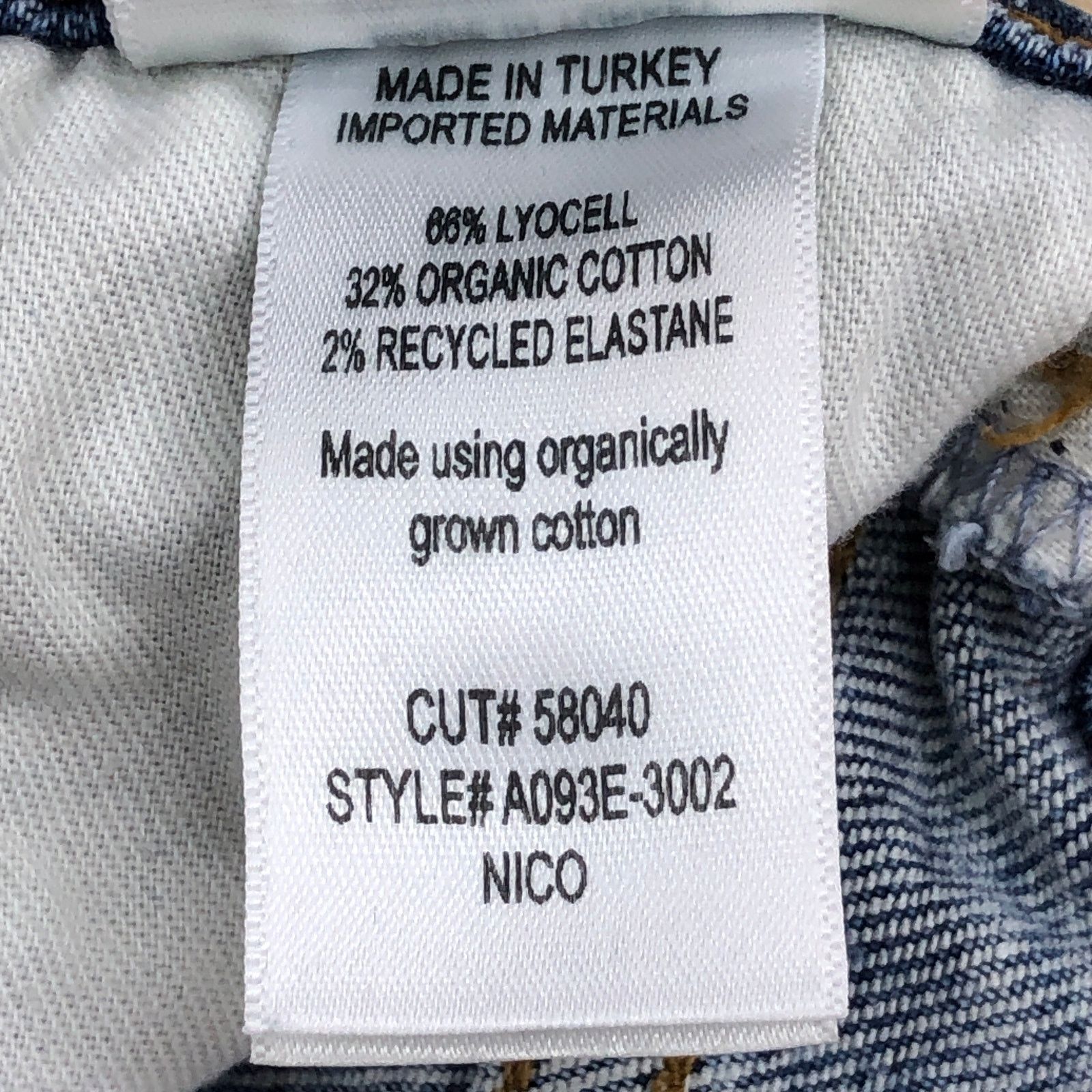 Agolde Agolde Size 24 Jeans Nico Button Fly High Rise Slim Fit Size 26" / US 2 / IT 38 - 12 Thumbnail