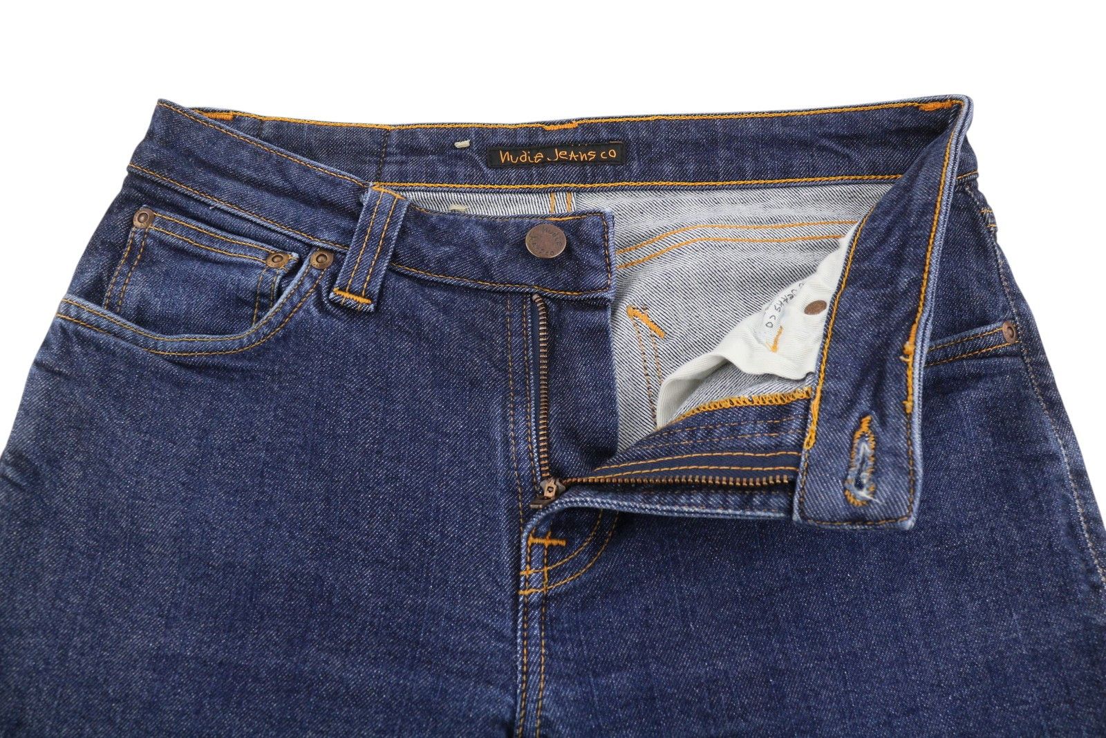 Nudie Jeans SKINNY LIN RINSED OPEN ORANGE W29/L32 Jeans 89949 Size US 29 - 5 Thumbnail