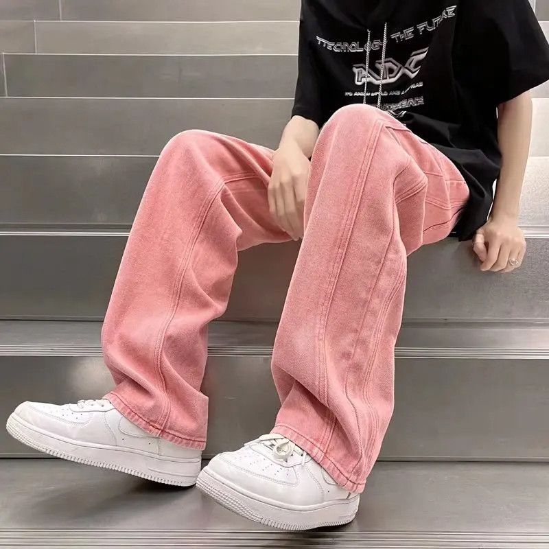 Pantalon Parachute Homme - Coupe Large Style Y2K Vintage, Tissu Nylon, Plusieurs Couleurs (blanc, S)