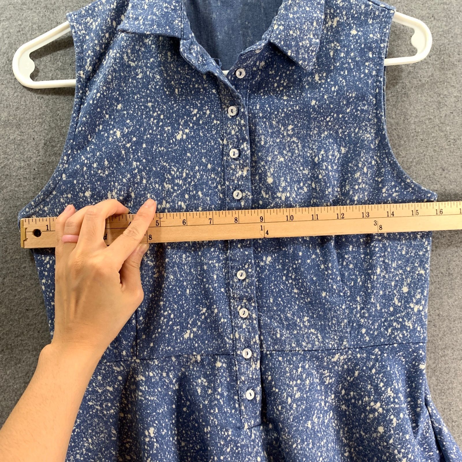 Other Blue Dress Women Size Small Mini Dress Sleeveless Size S / US 4 / IT 40 - 7 Thumbnail