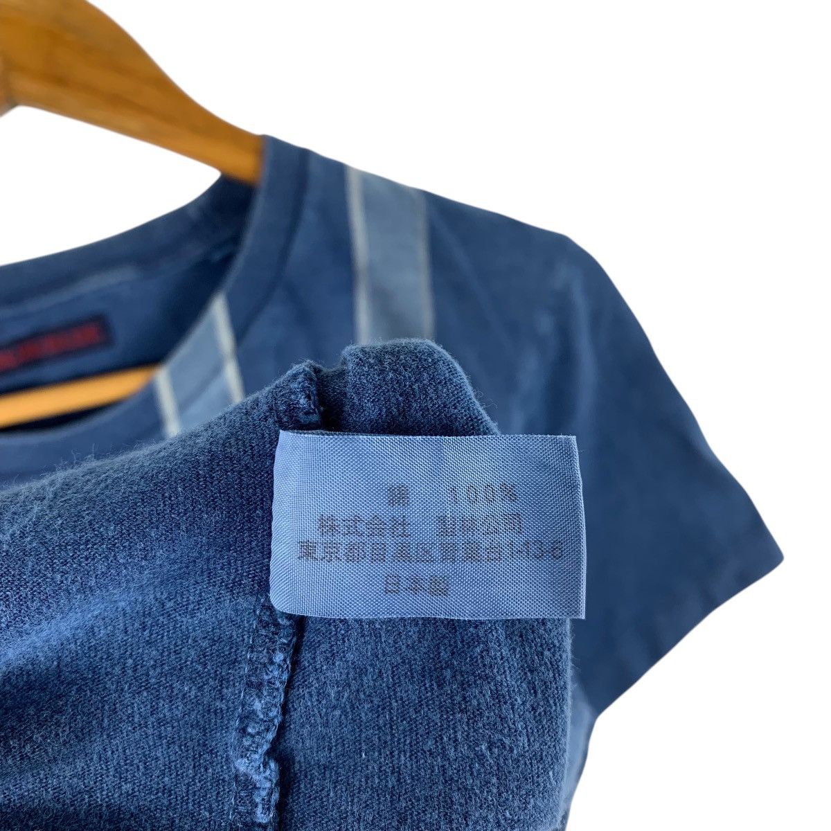 Blue Blue Japan × Japanese Brand × Vintage Vintage BLUE BLUE Japan Japanese Brand Indigo Big T-Shirt Size US M / EU 48-50 / 2 - 7 Thumbnail