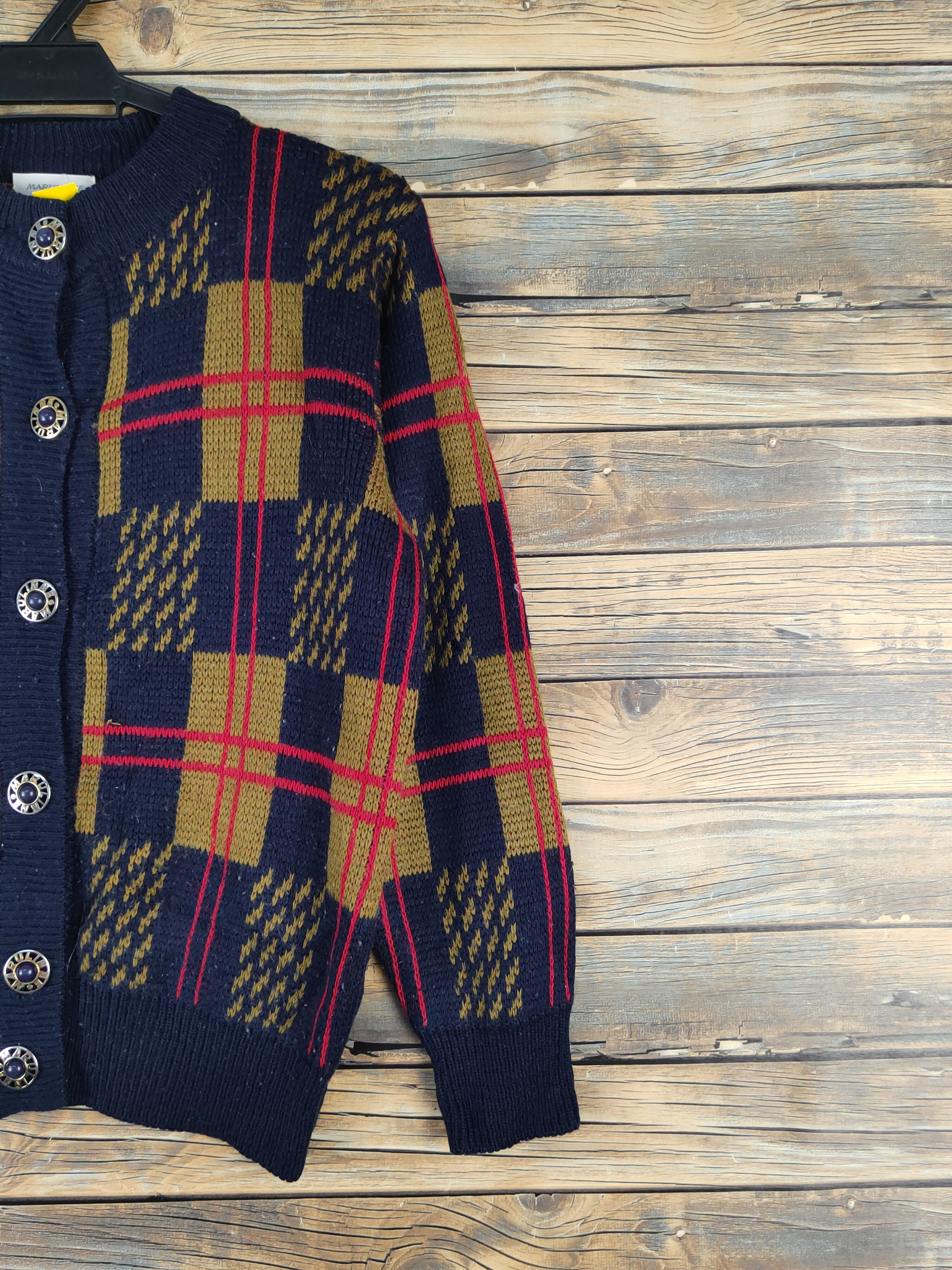 Homespun Knitwear × Japanese Brand Marulinne Navy Knitwear Cardigan #W1344 Size S / US 4 / IT 40 - 5 Thumbnail