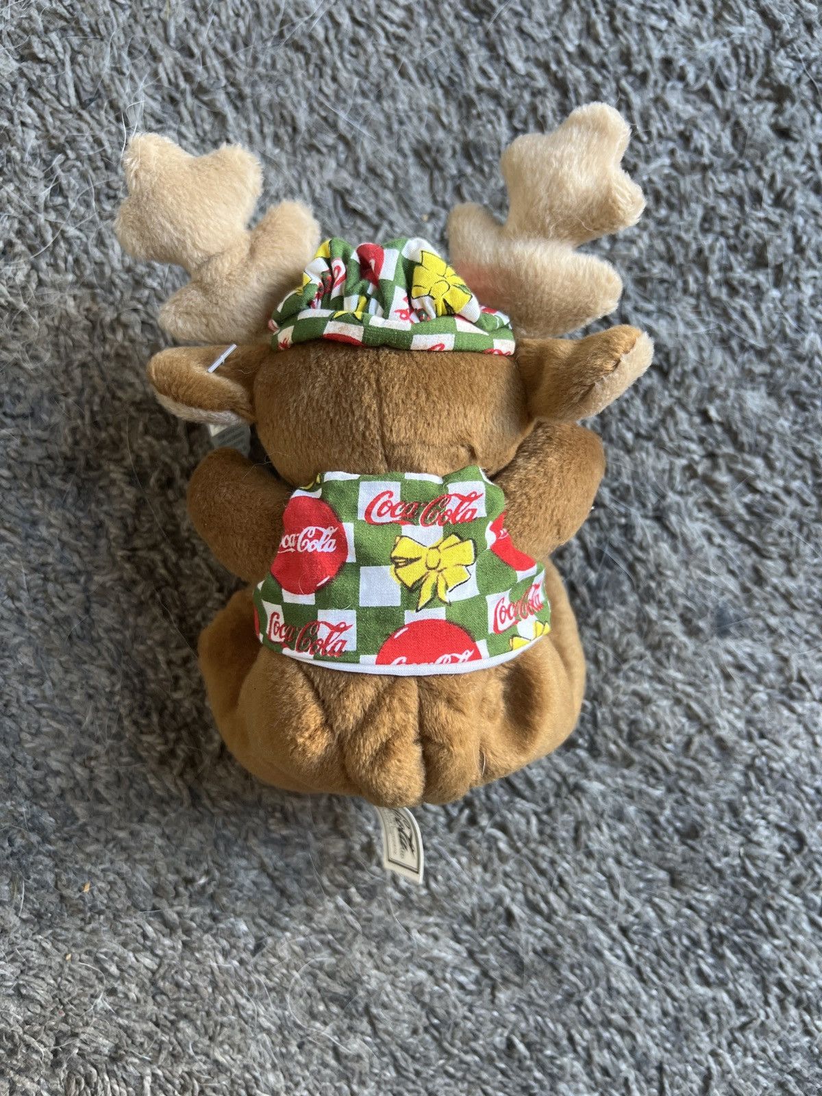 Coca Cola 1998 Coca-Cola Reindeer With A Coca-Cola In Vest And Beanie Size ONE SIZE - 2 Thumbnail