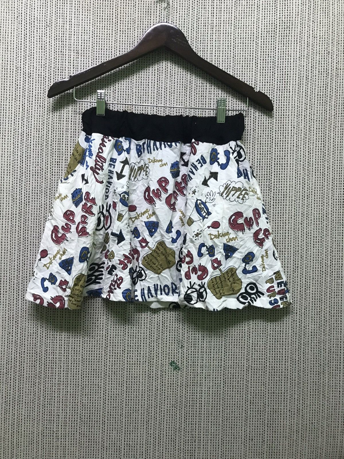 image of Vintage Chu Xxx Hime Crop Mini Skirt in White, Women's (Size 24)