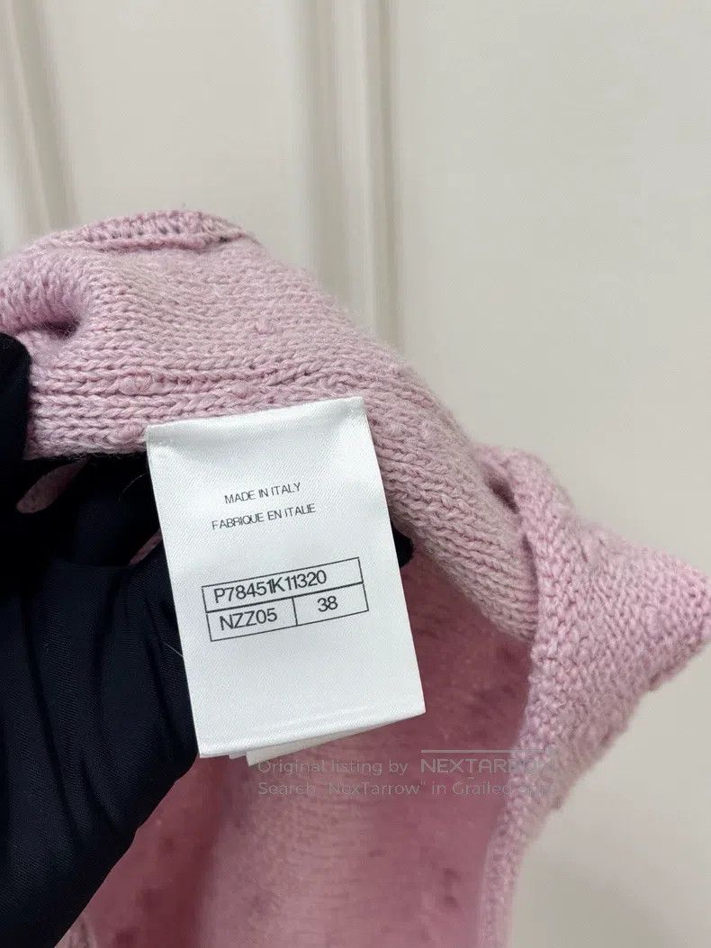 Chanel Chanel Pink and black knitted vest Size XS / US 0-2 / IT 36-38 - 5 Thumbnail