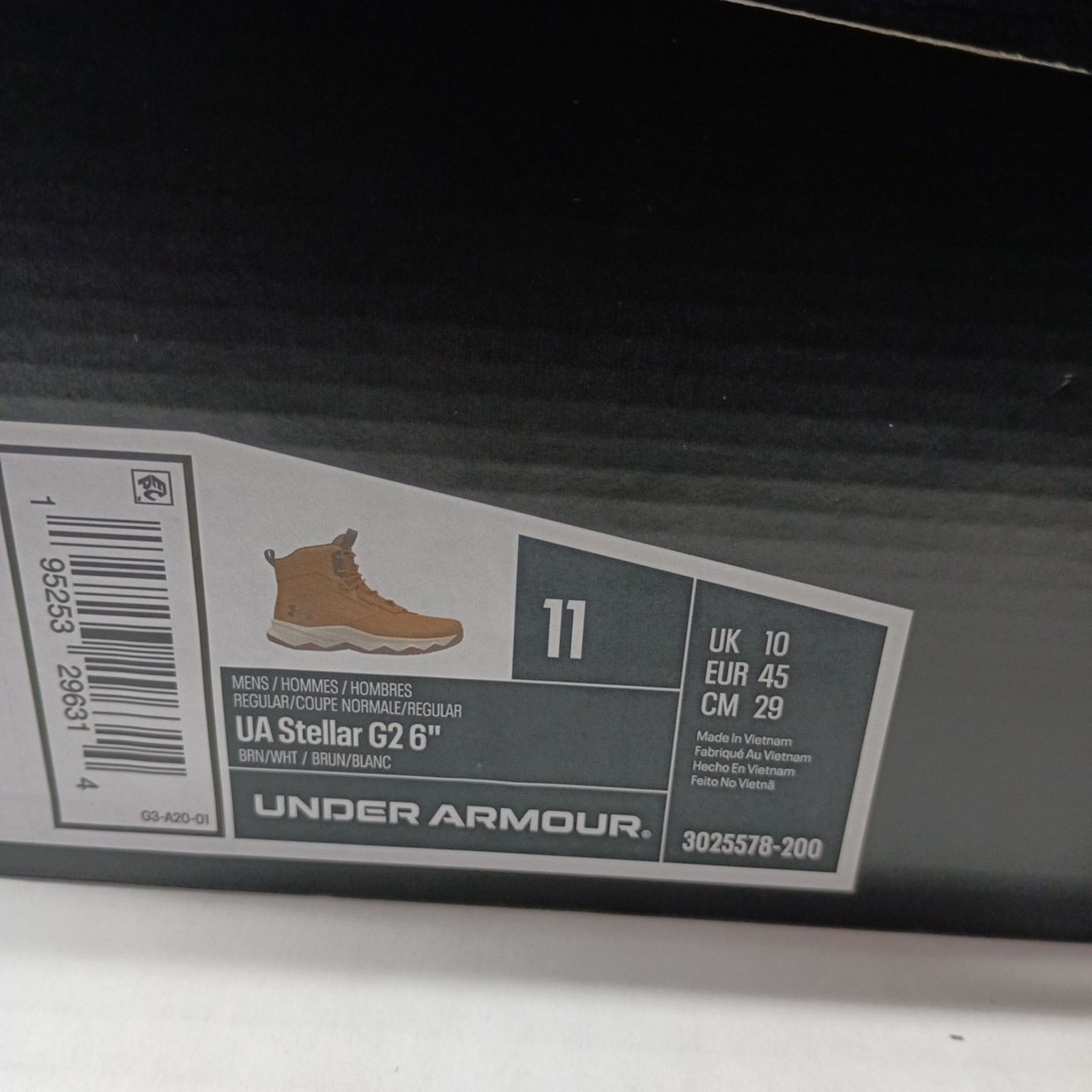 Under Armour Men's Under Armour G2 6" Tactical Boots Men's Size 11 Brown Size US 11 / EU 44 - 8 Thumbnail