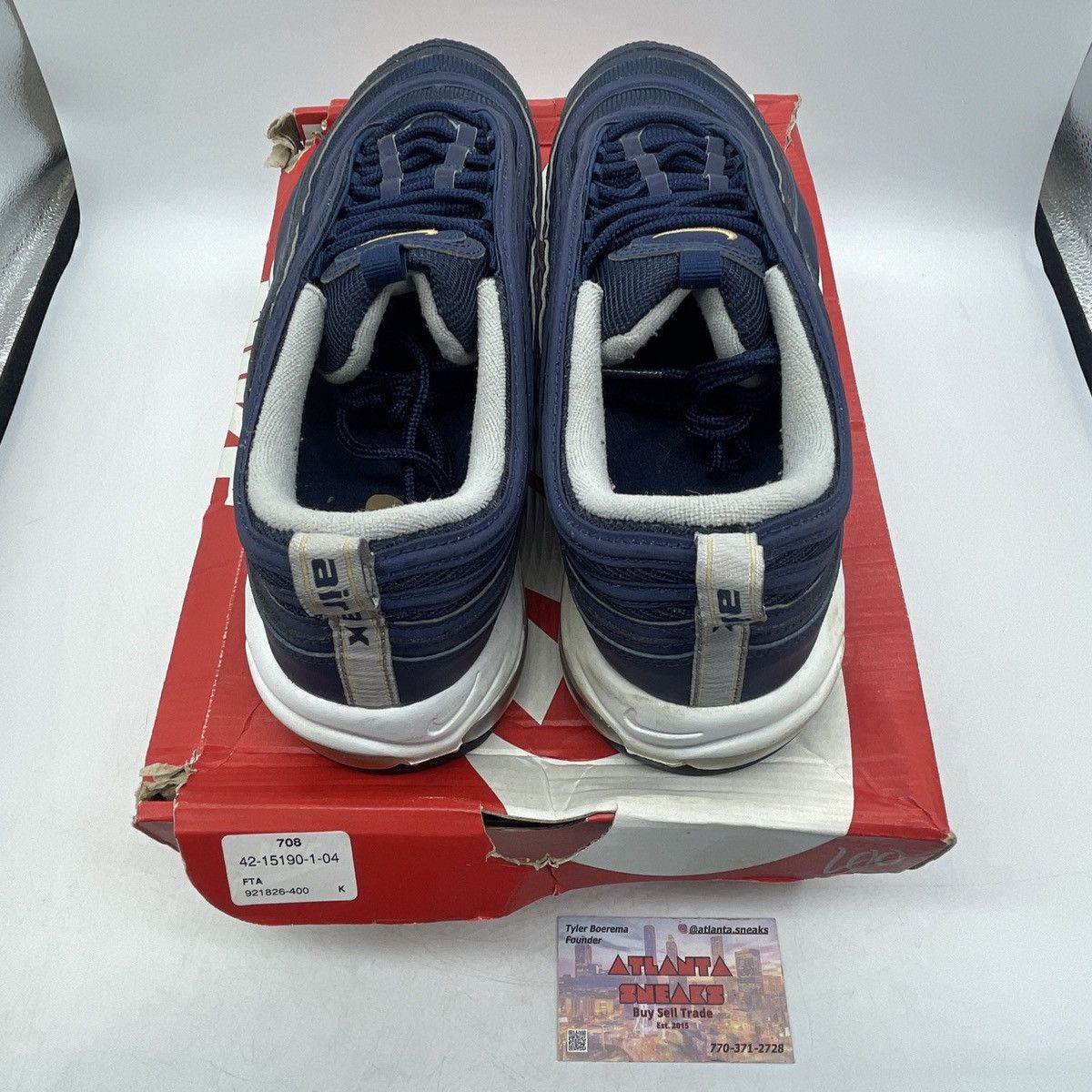 Nike Air max 97 midnight run Size US 12 / EU 45 - 6 Thumbnail