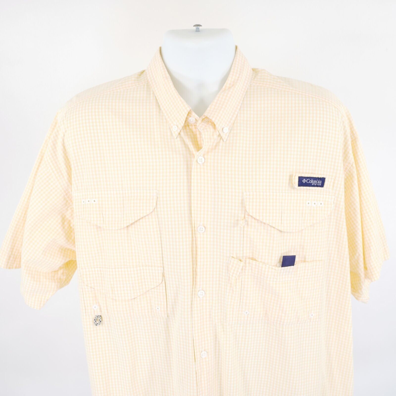Columbia Columbia PFG 2XL Omni-Shade Super Bonehead Yellow Check Vent Size US XXL / EU 58 / 5 - 1 Thumbnail