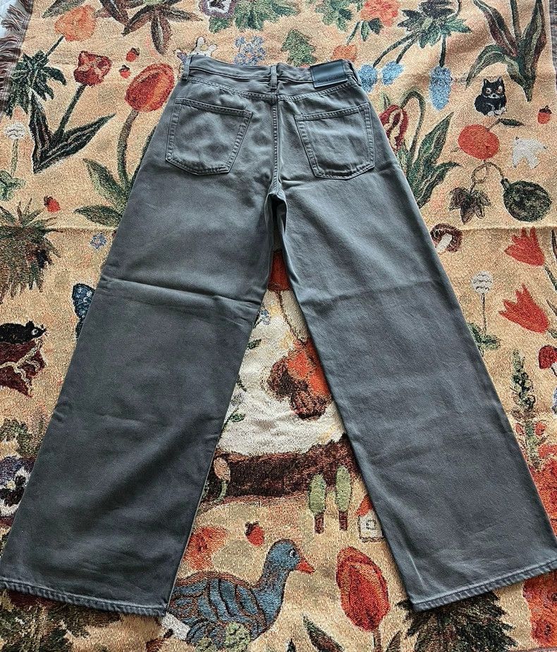 Acne Studios acne studios size:34 Solid-colored loose straight-leg jean Size 31" - 7 Thumbnail