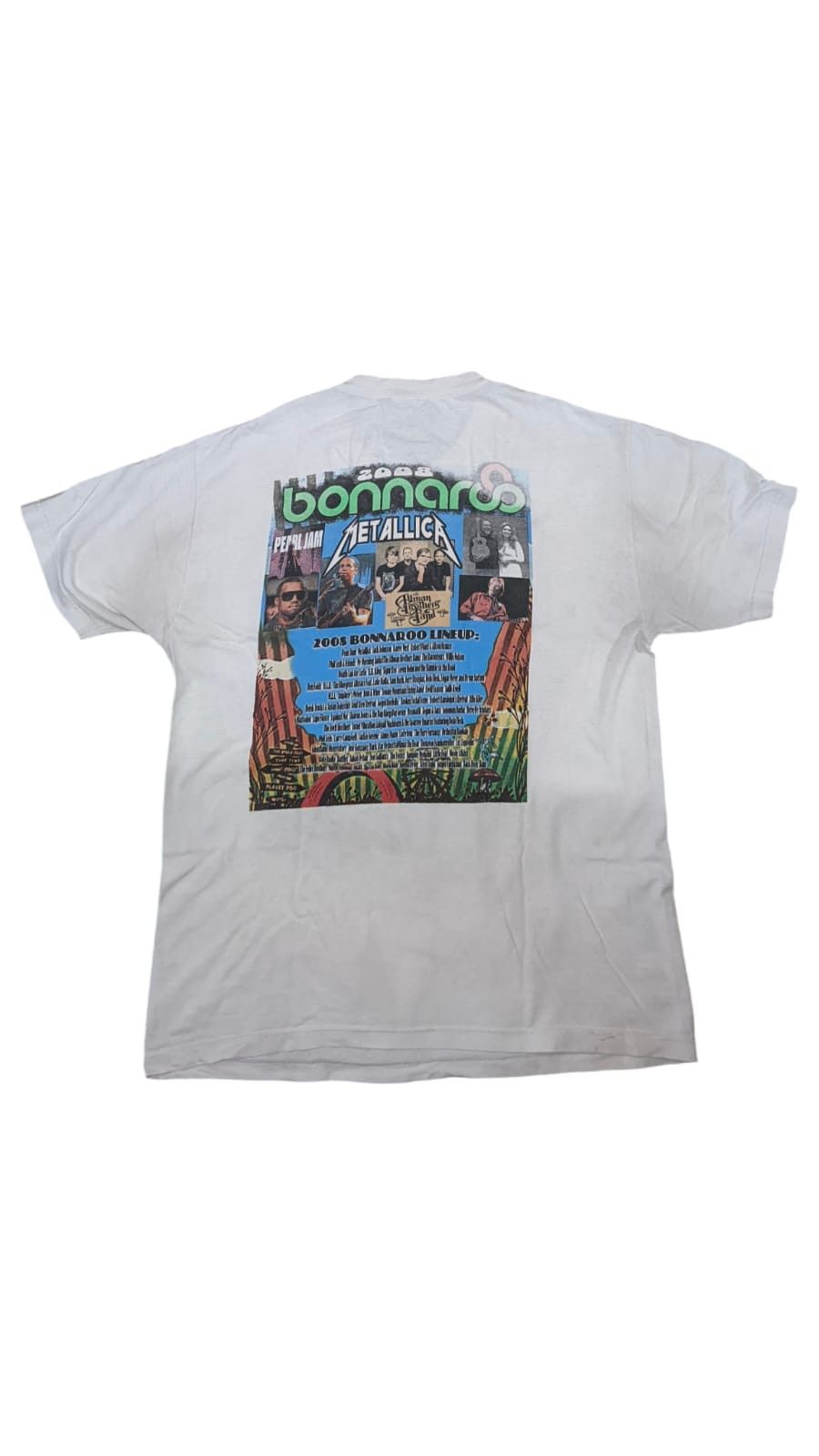 Alstyle VINTAGE BONNAROO 2008 MUSIC N ART FESTIVAL LINE UP 2008 RARE Size US L / EU 52-54 / 3 - 2 Thumbnail
