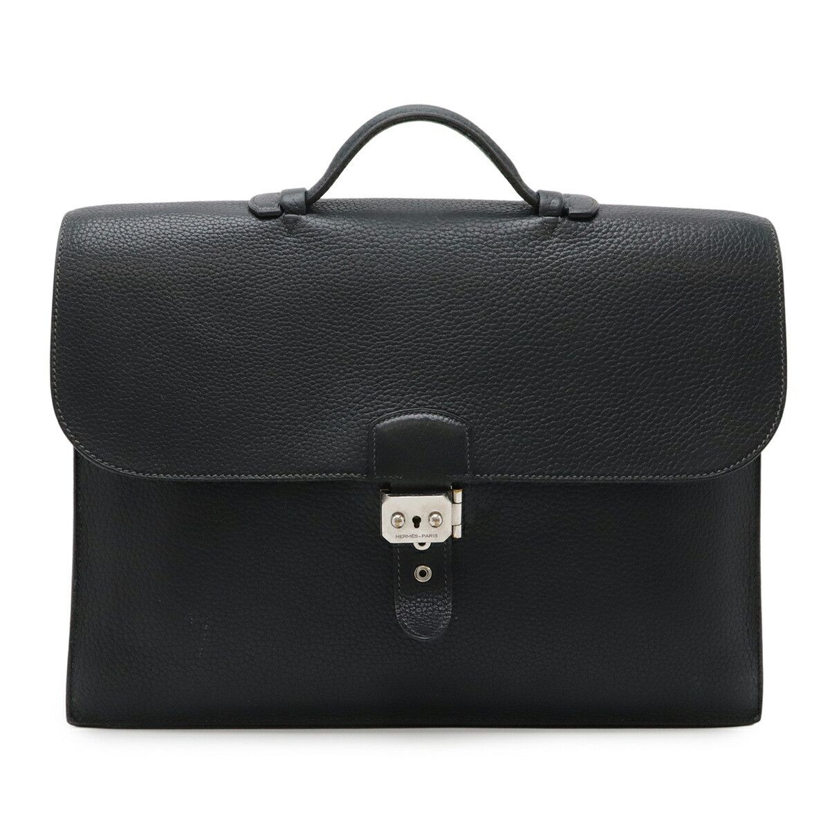 Hermes Hermes Hermes Sac A Depeches38 Fjord Briefcase Leather Business Bag F DUTY FREE for USA Size ONE SIZE - 1 Thumbnail