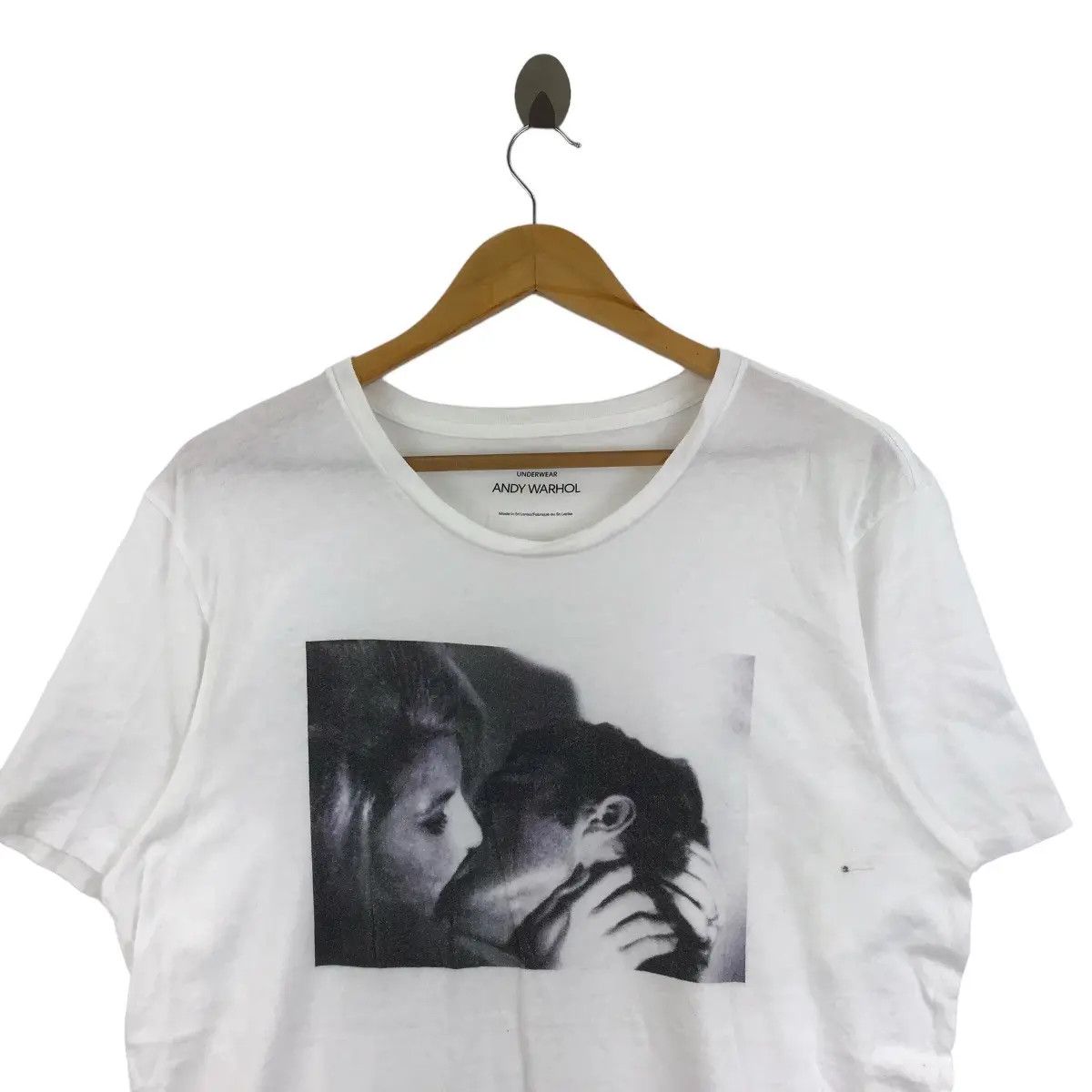 Calvin Klein ANDY WARHOL KISS x Calvin Klein Art Photo Print Tee Shirt Size L / US 10 / IT 46 - 2 Thumbnail