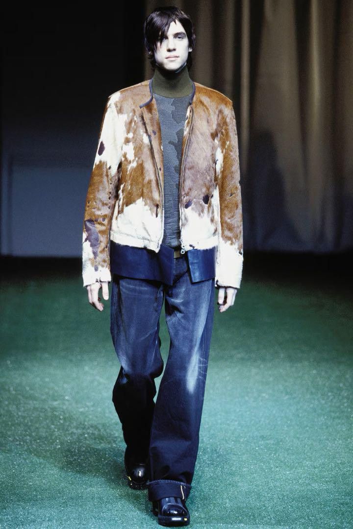 Yohji Yamamoto POUR HOMME 02aw look36 archive riders leather jacket Size US L / EU 52-54 / 3 - 9 Thumbnail