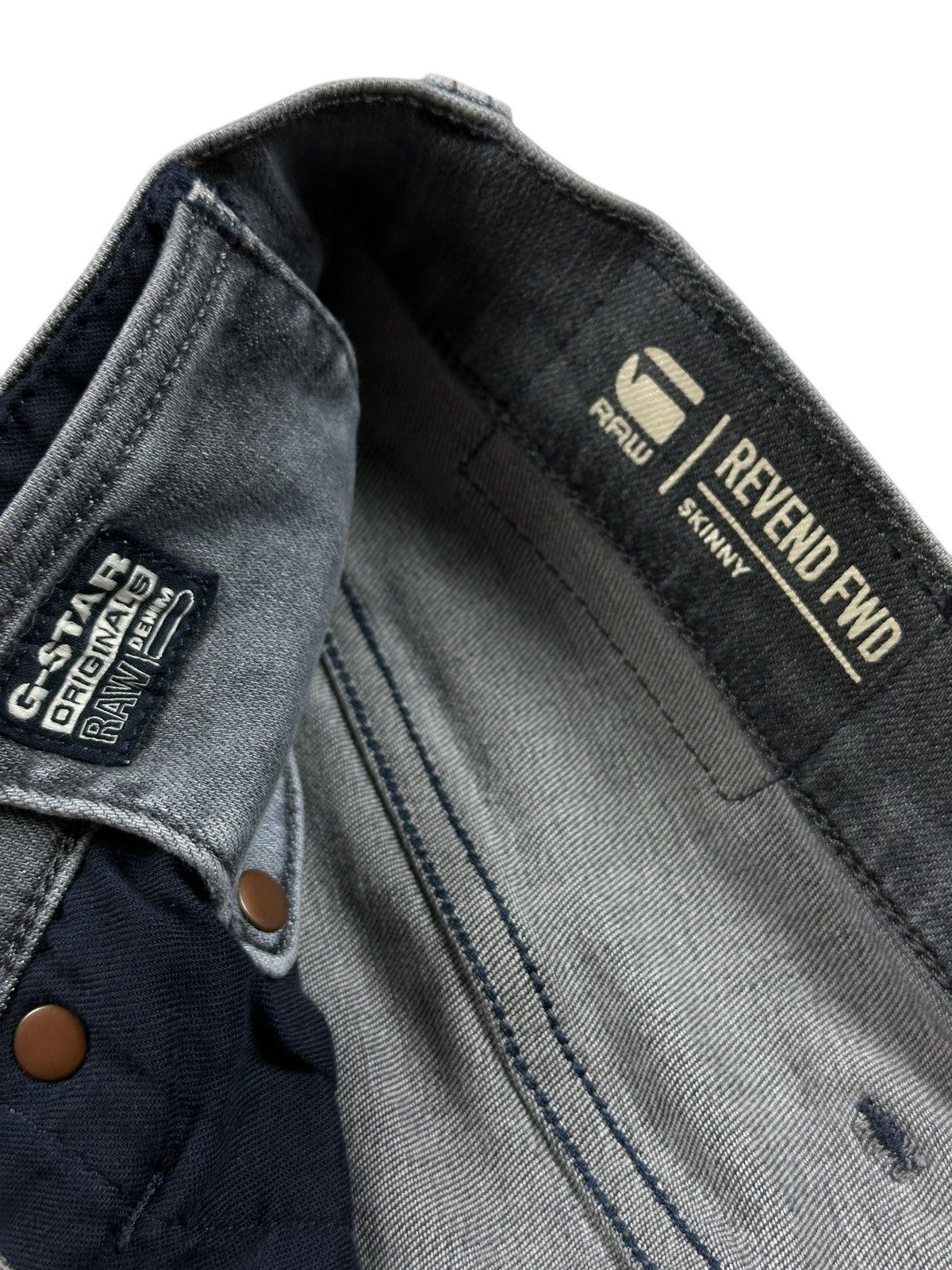 G-Star G-Star Raw Revend FWD Skinny Stretch Denim Jeans W30 L32 Size US 30 / EU 46 - 9 Thumbnail